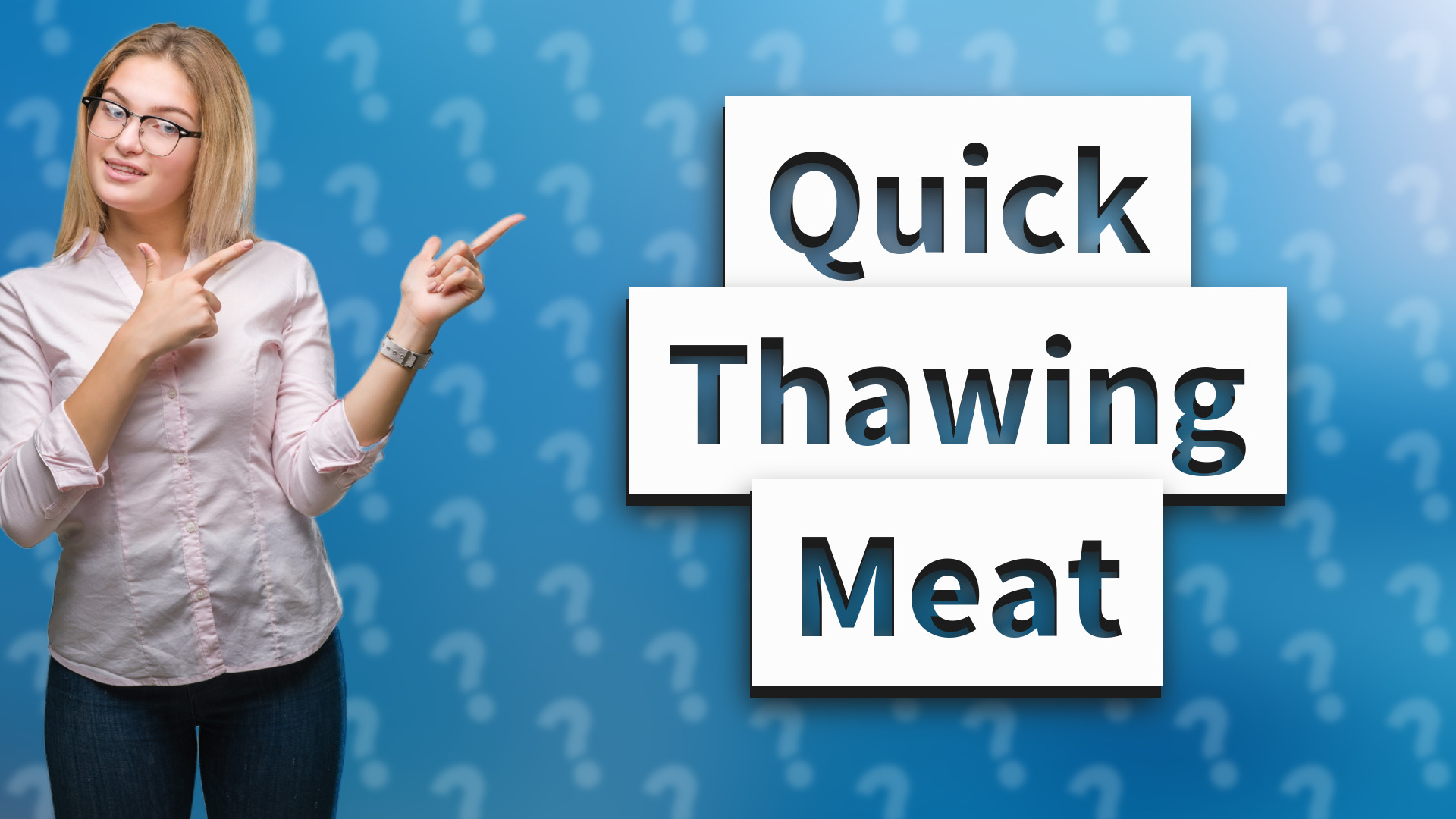 Quick Thawing Meat