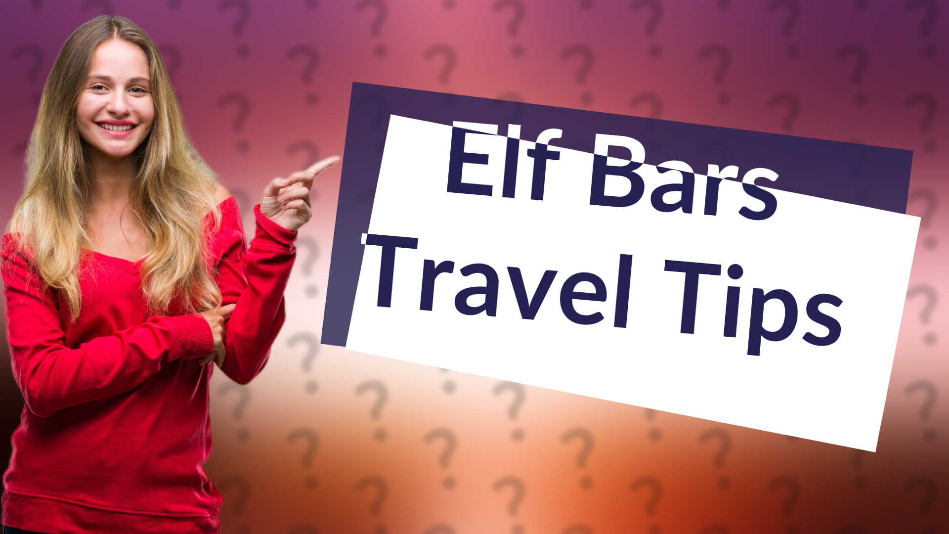 Elf Bars Travel Tips