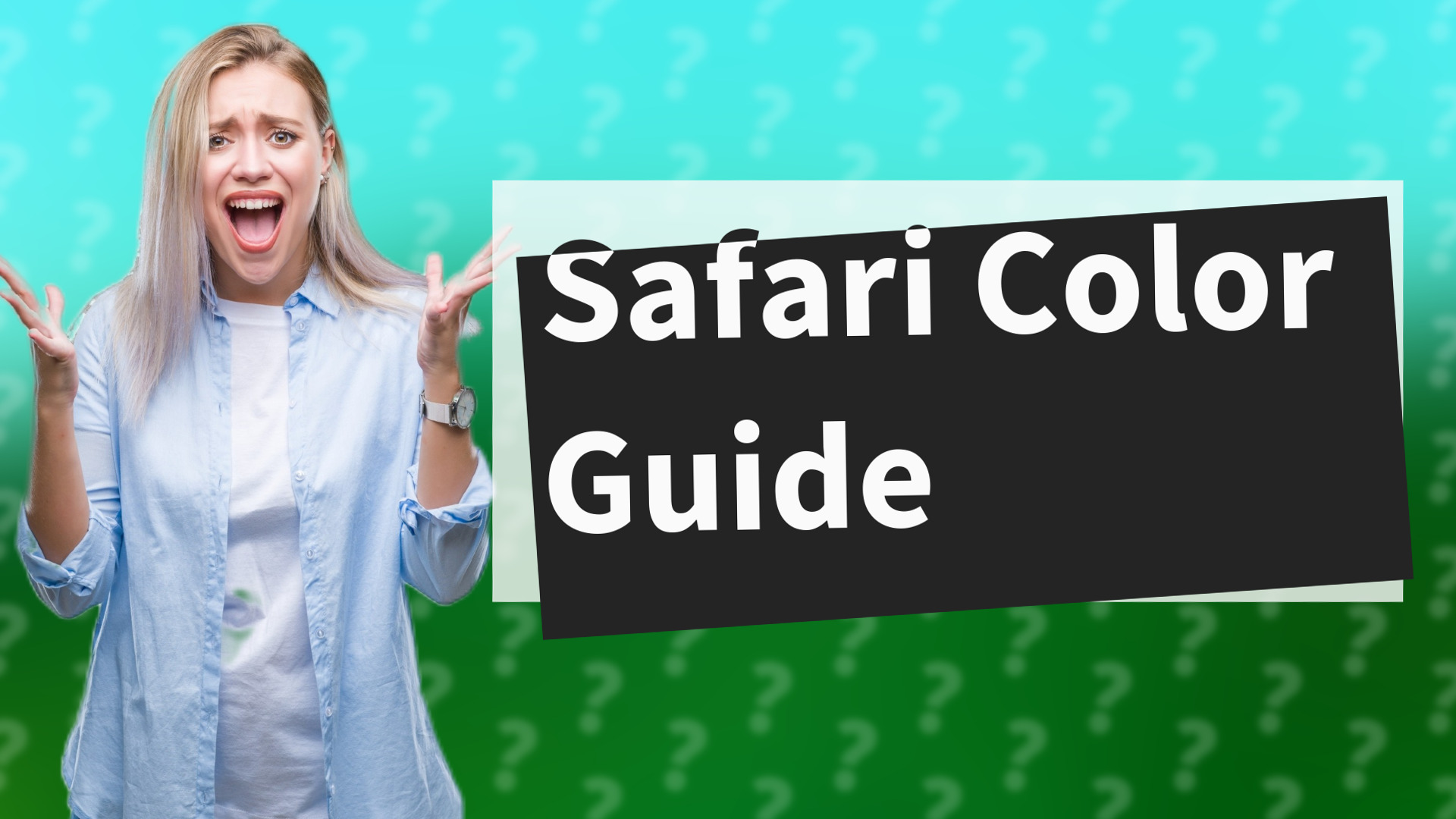 Safari Color Guide