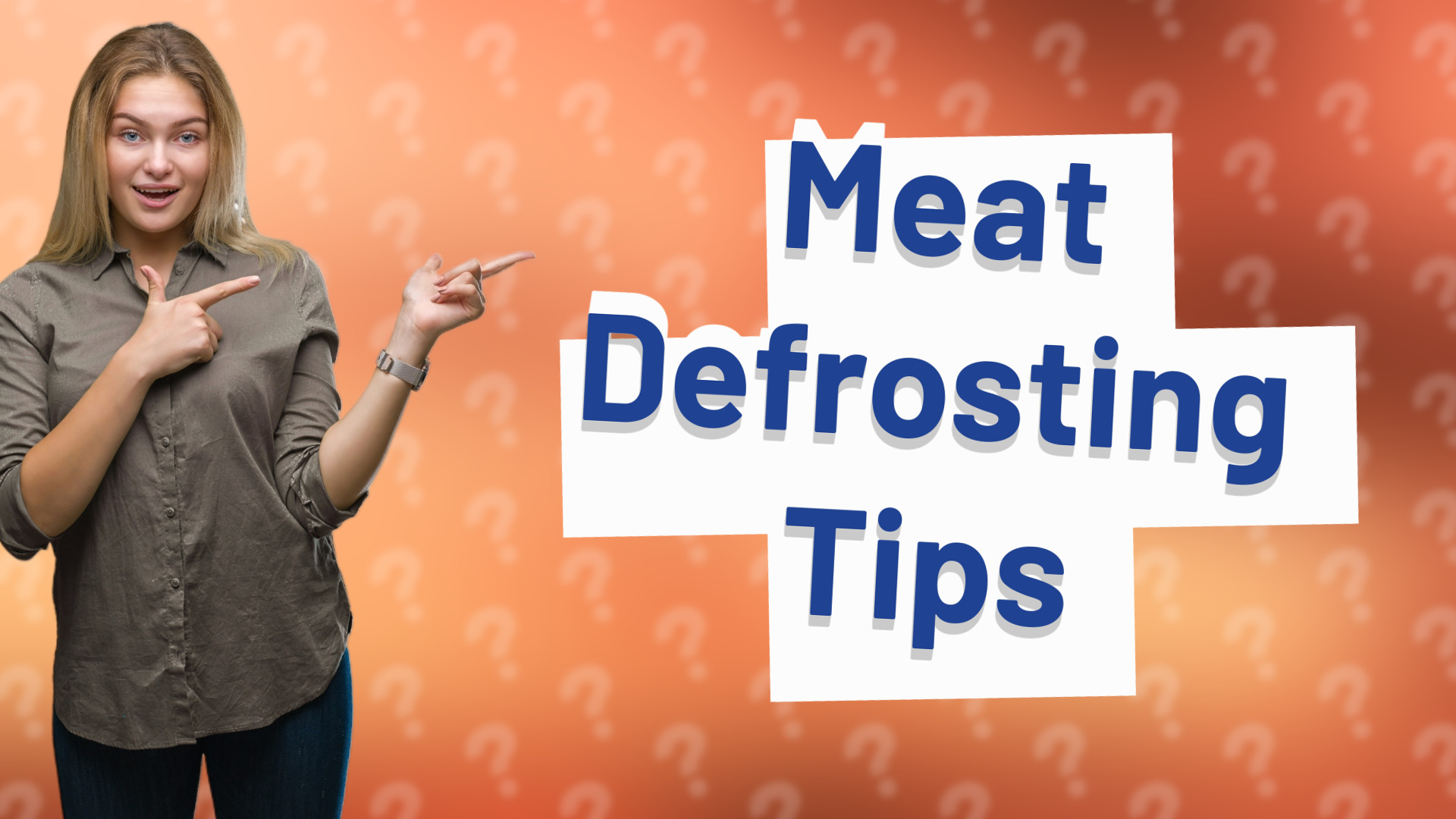 Meat Defrosting Tips