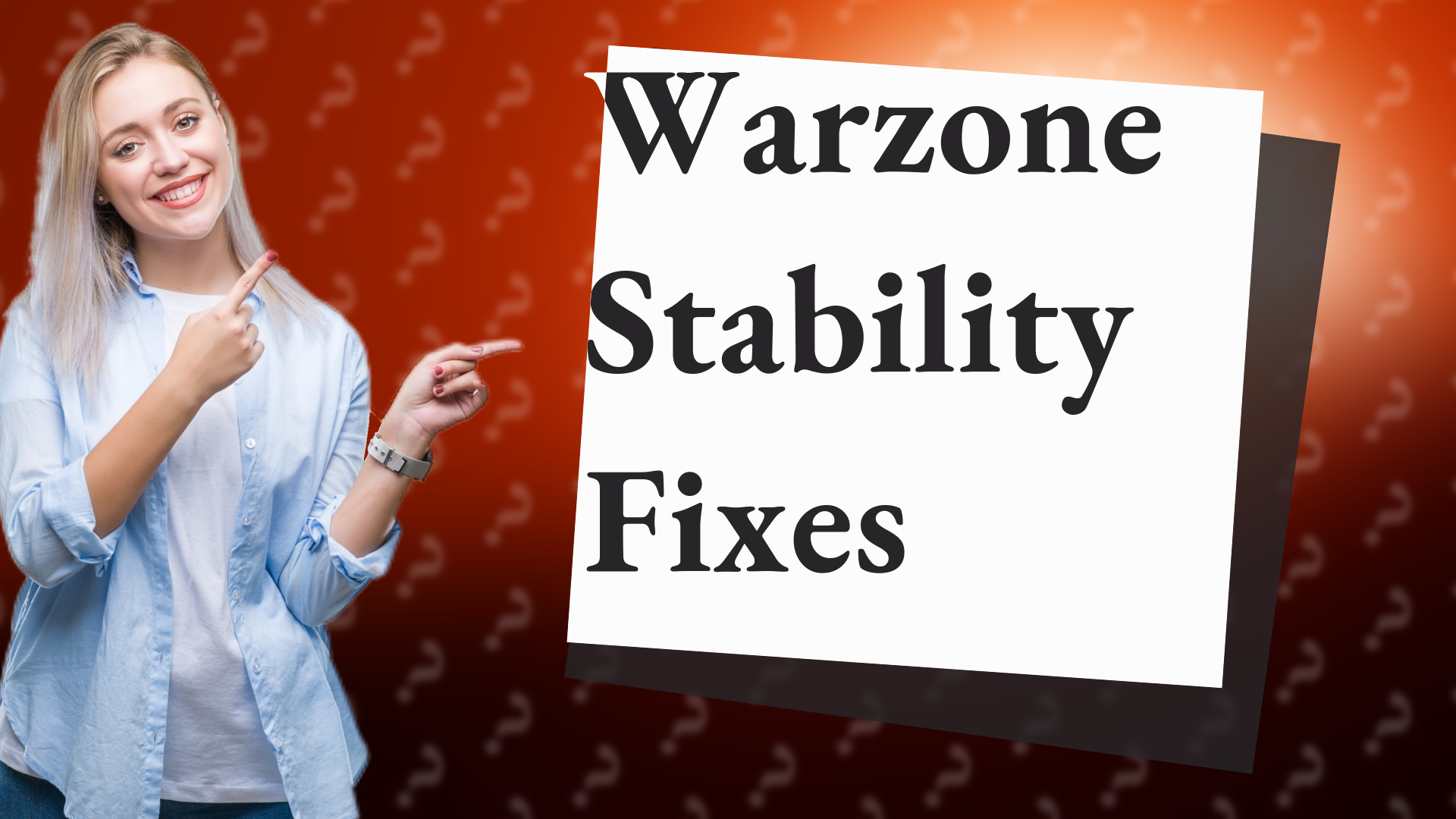 Warzone Stability Fixes