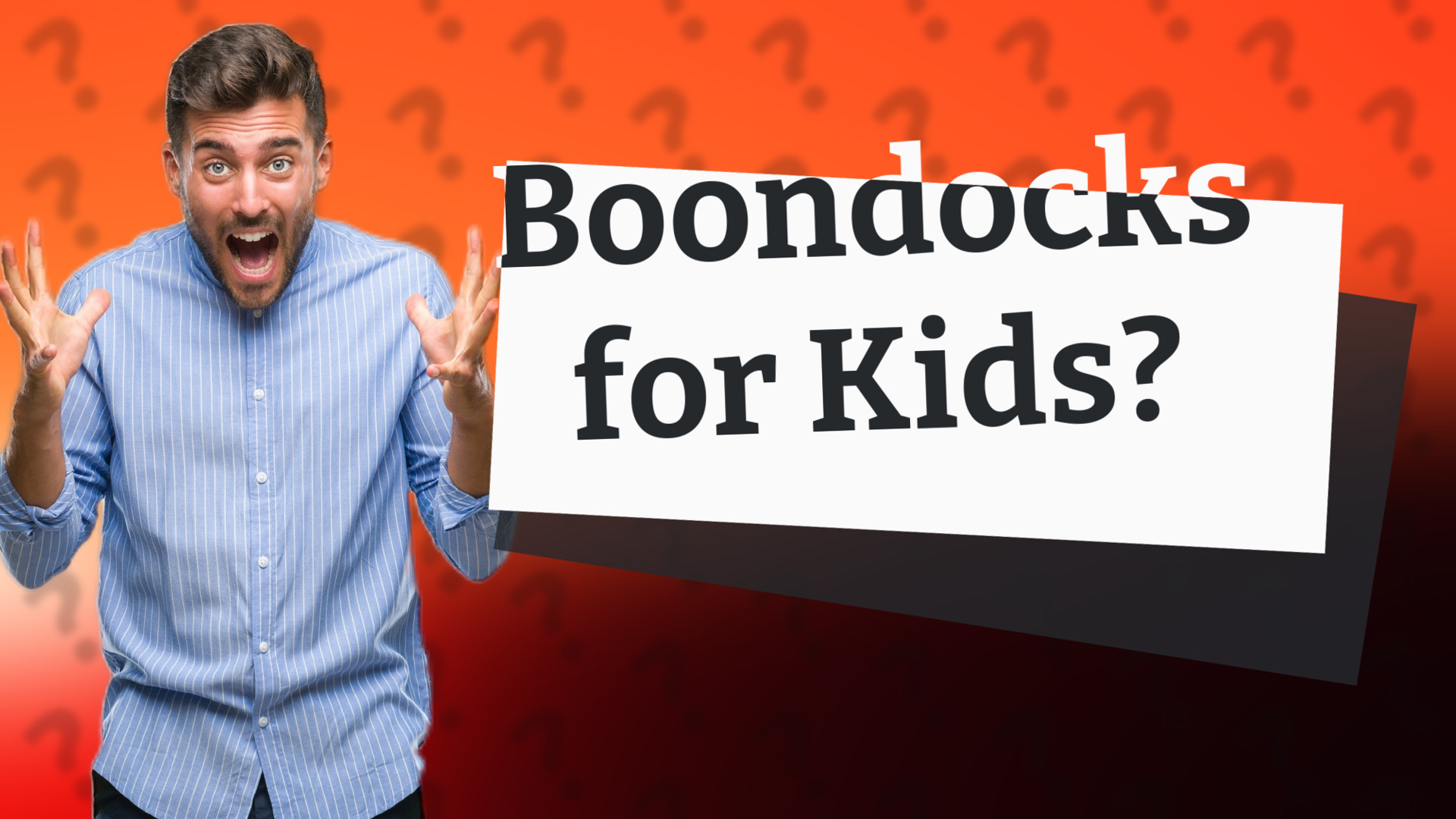 Boondocks for Kids?