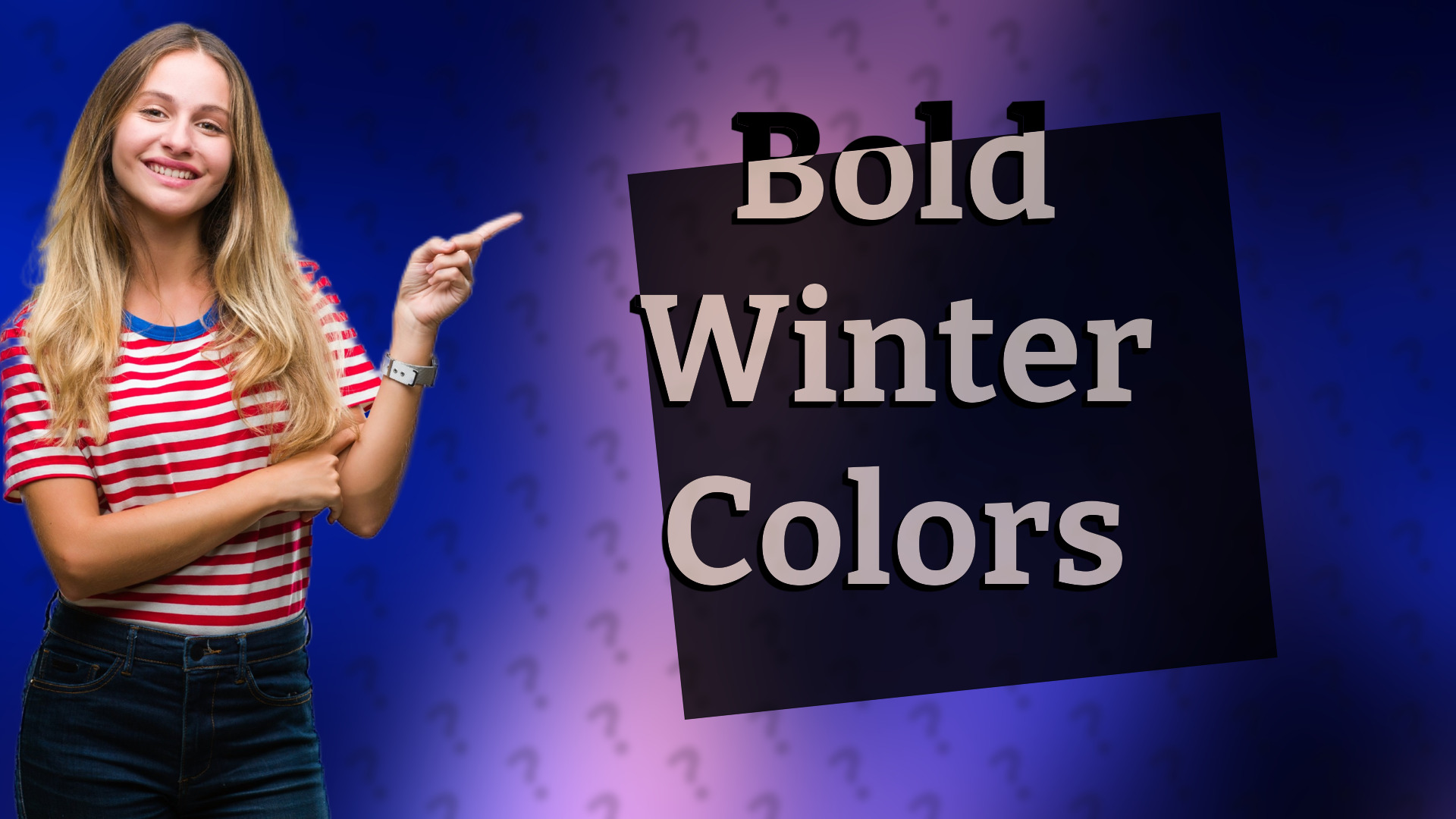 Bold Winter Colors