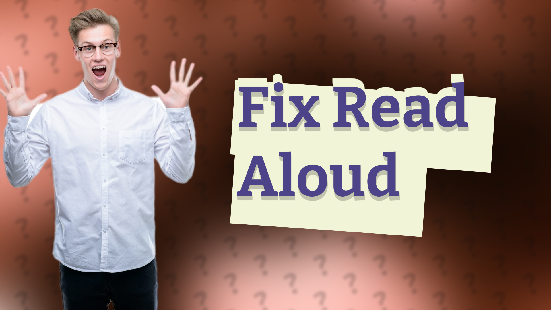 Fix Read Aloud