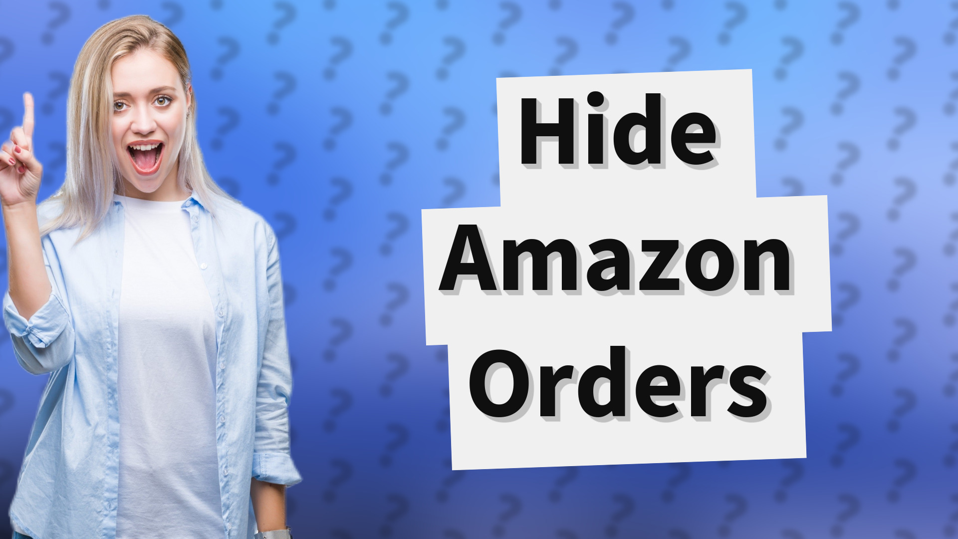 Hide Amazon Orders