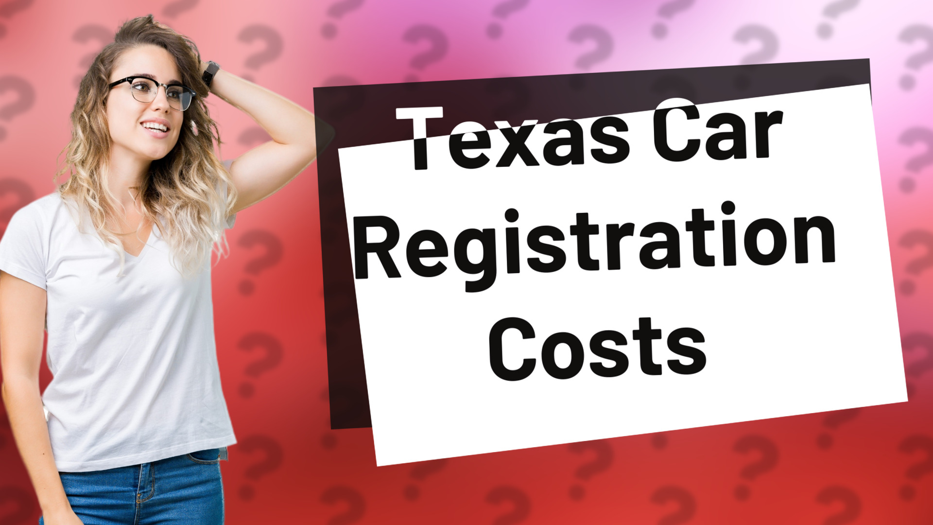 Texas Car Registration Costs