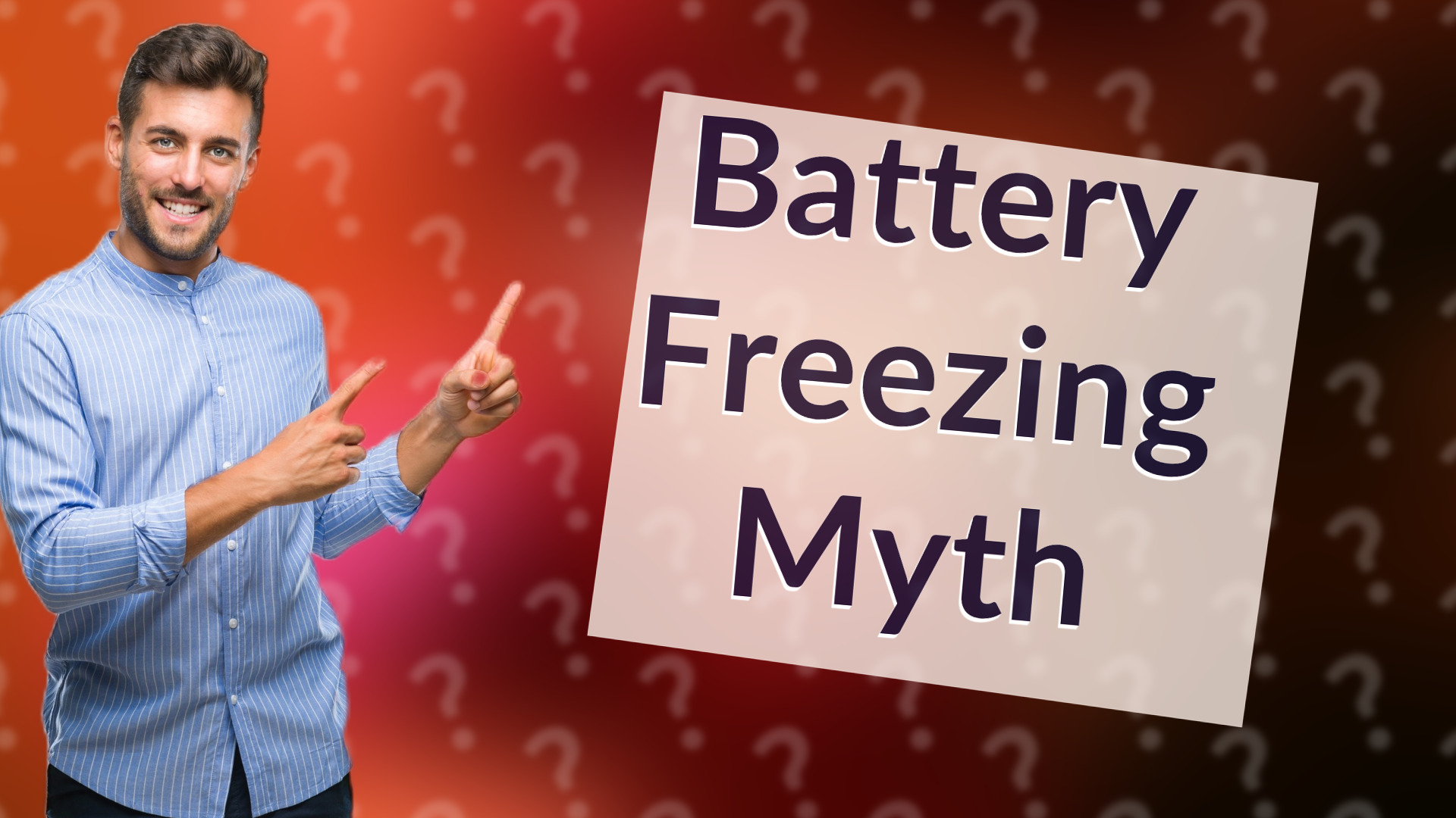 Battery Freezing Myth