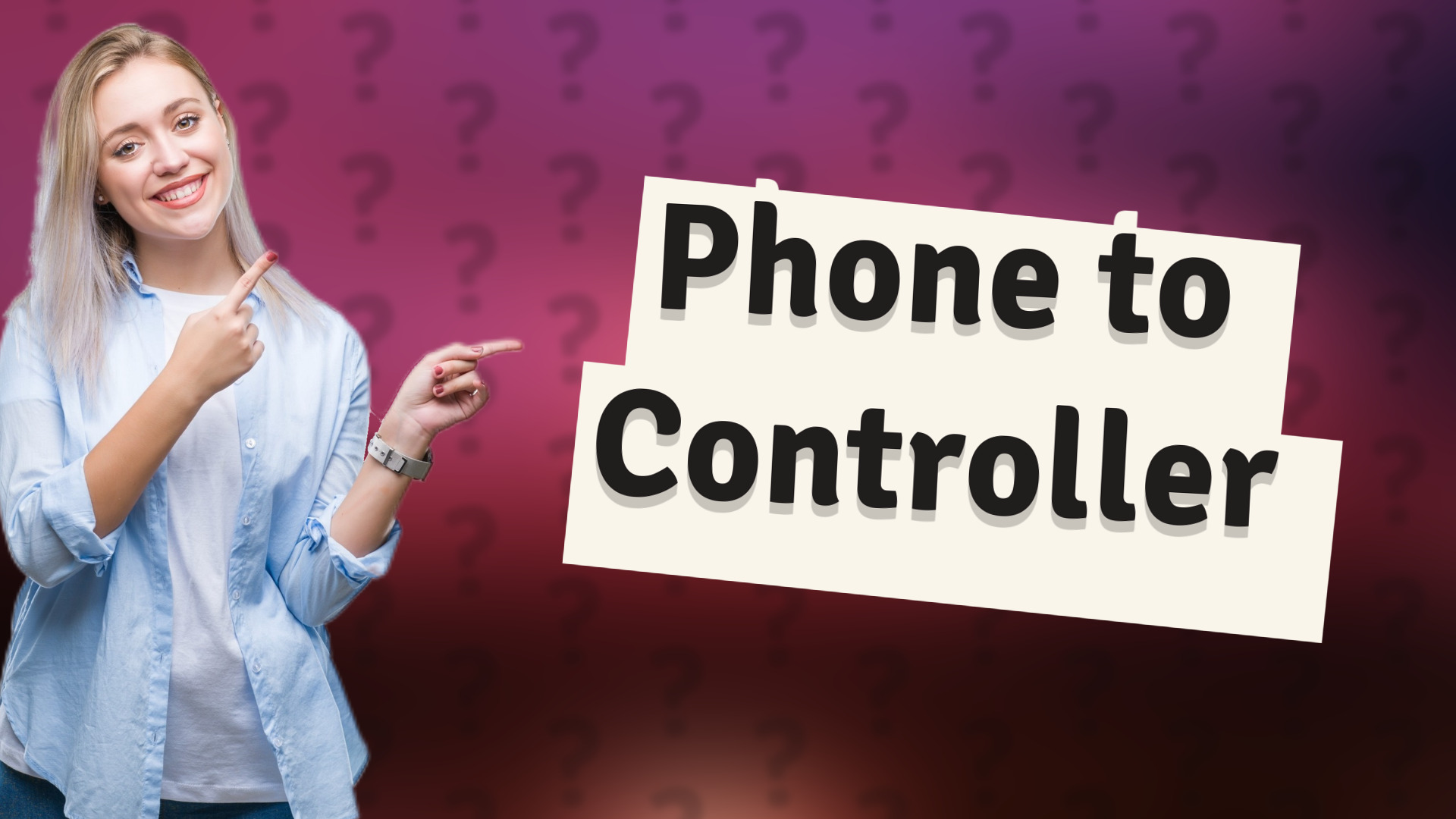 Phone to Controller