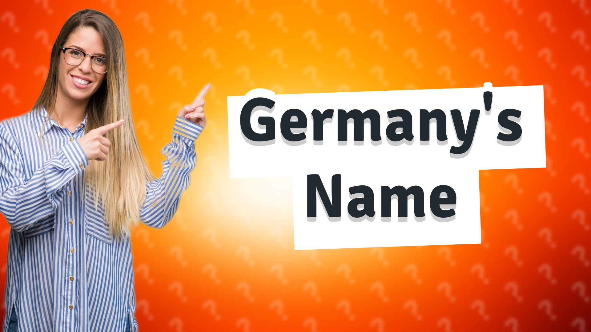Germany's Name