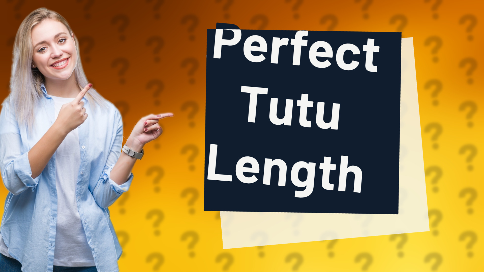 Perfect Tutu Length