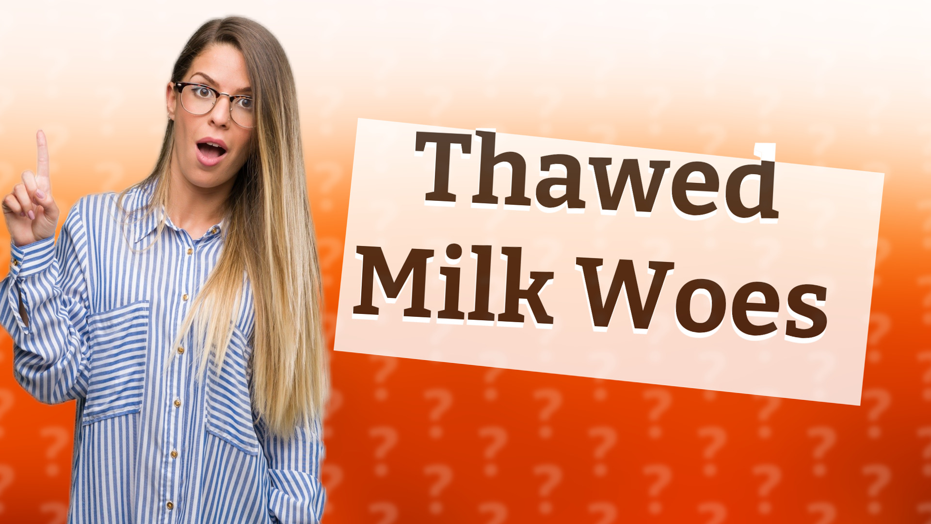 Thawed Milk Woes