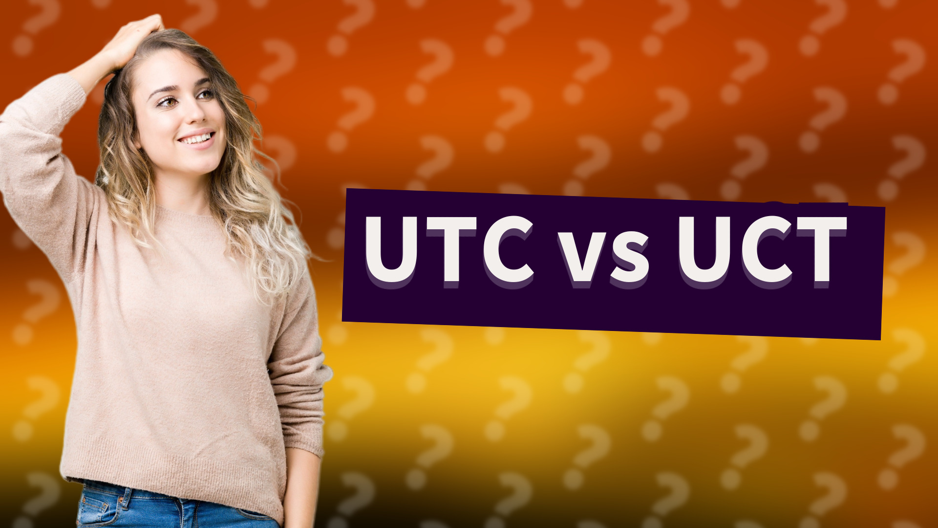 UTC vs UCT