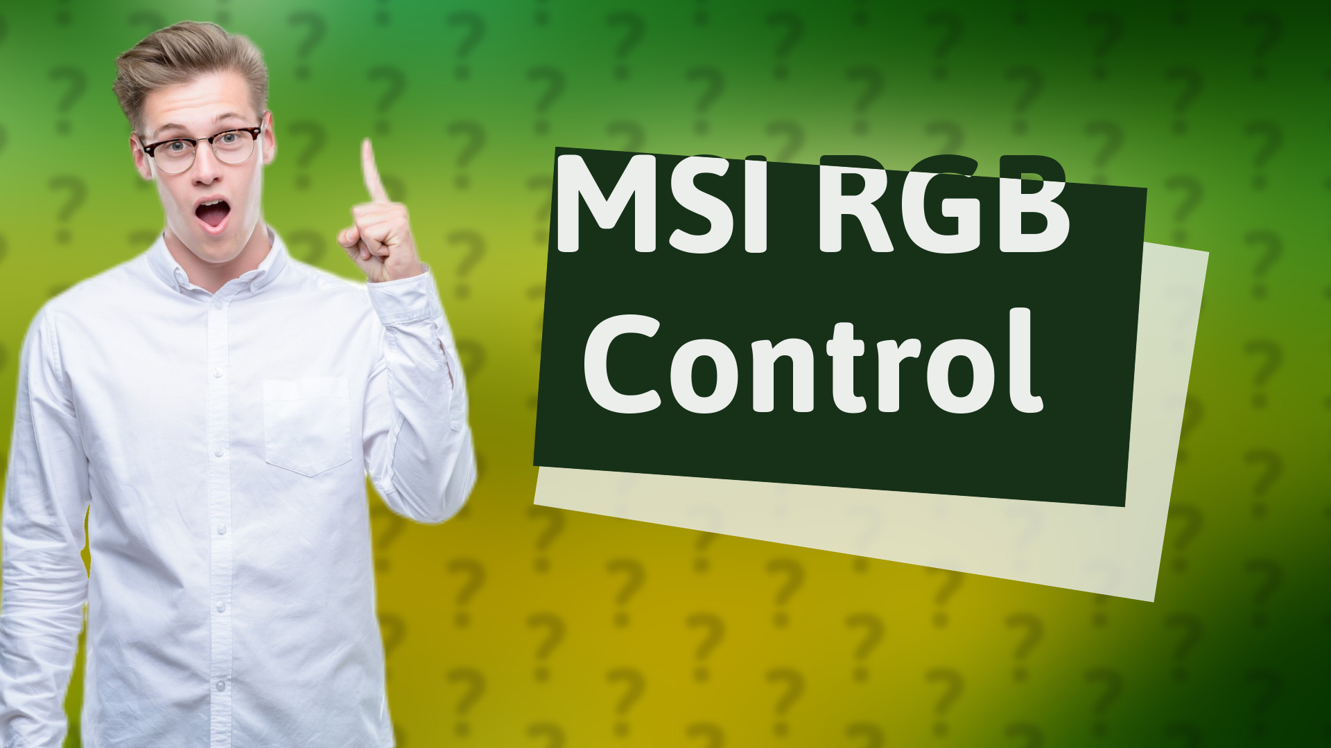 MSI RGB Control