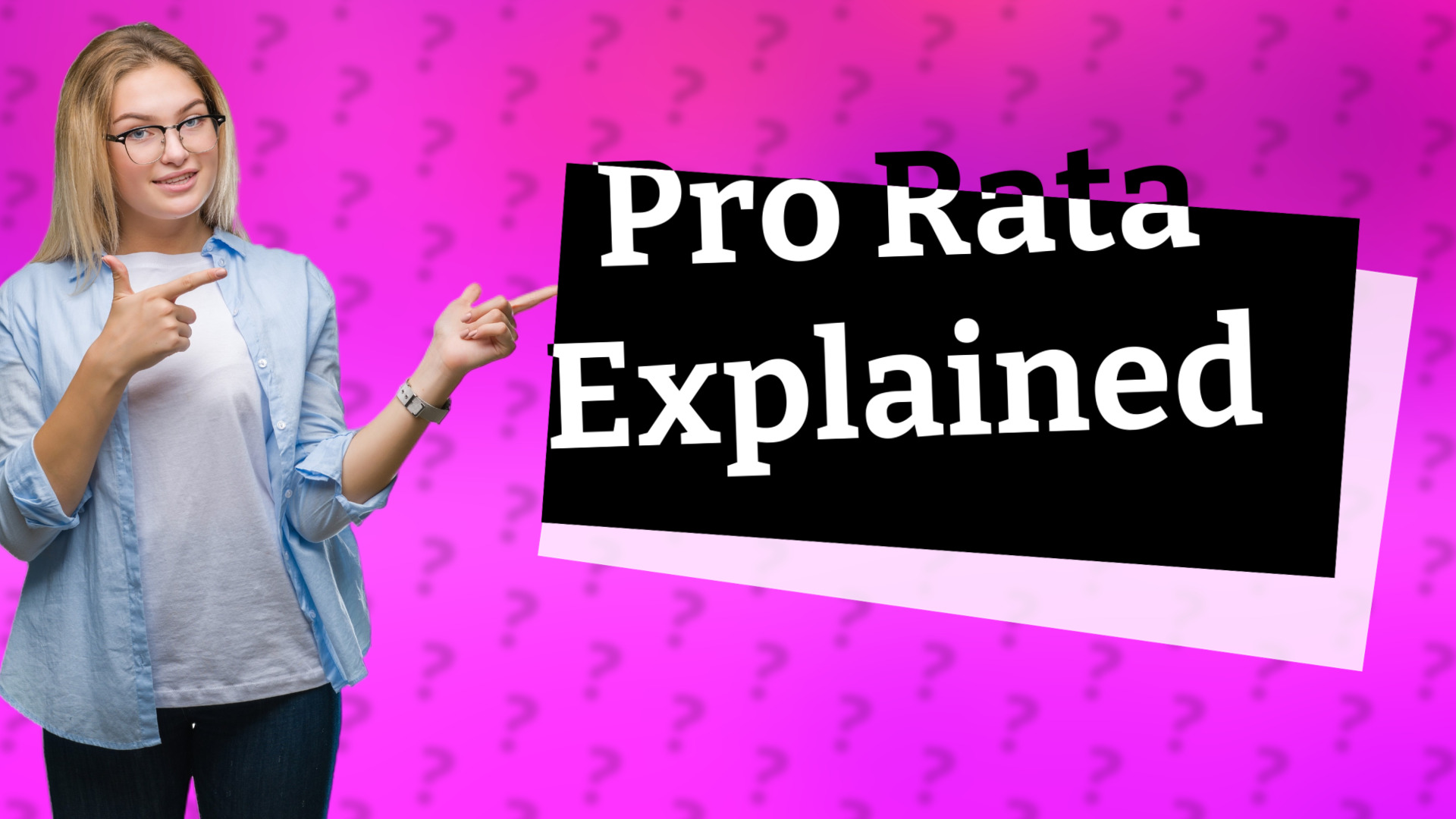 Pro Rata Explained