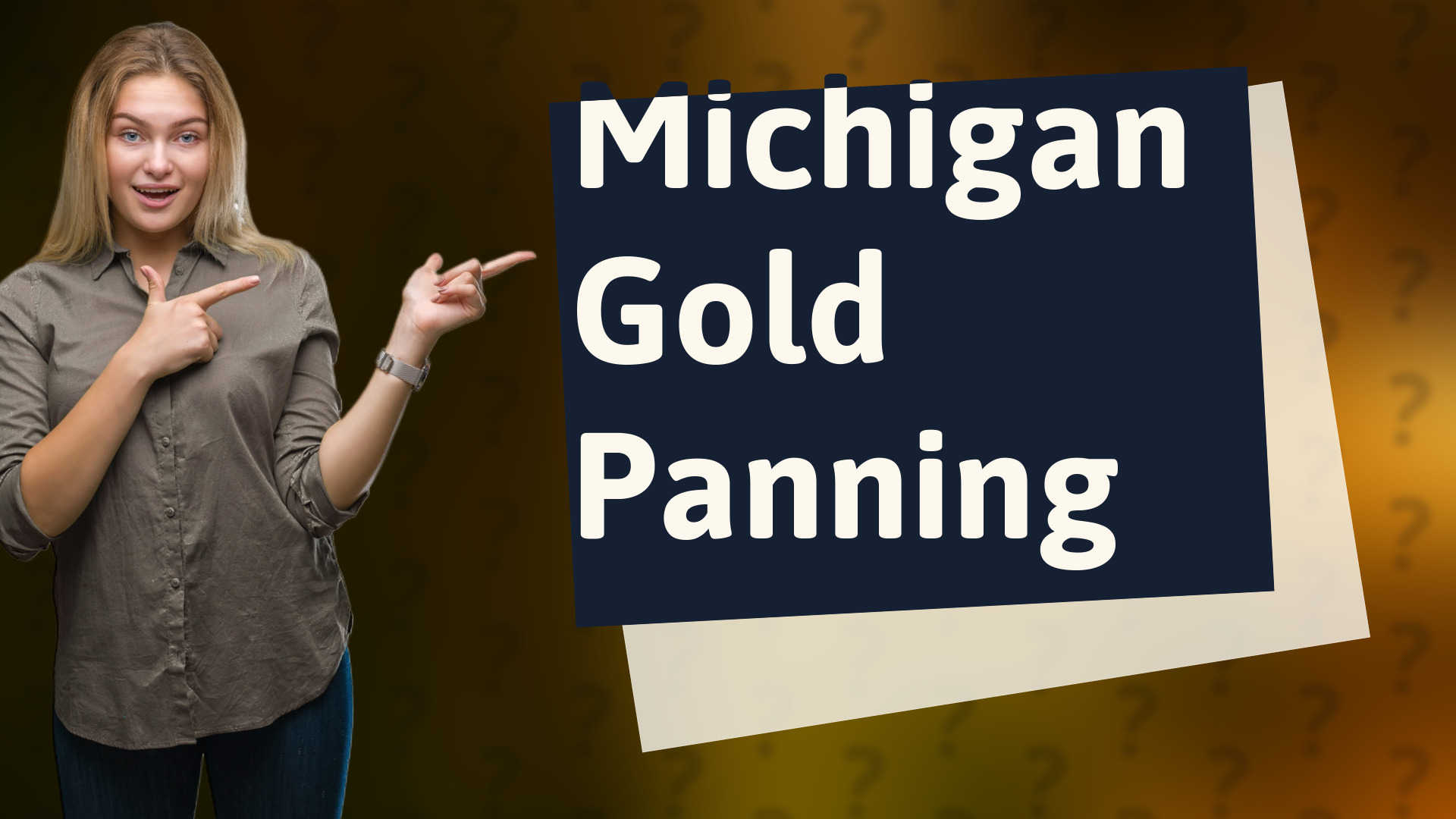 Michigan Gold Panning