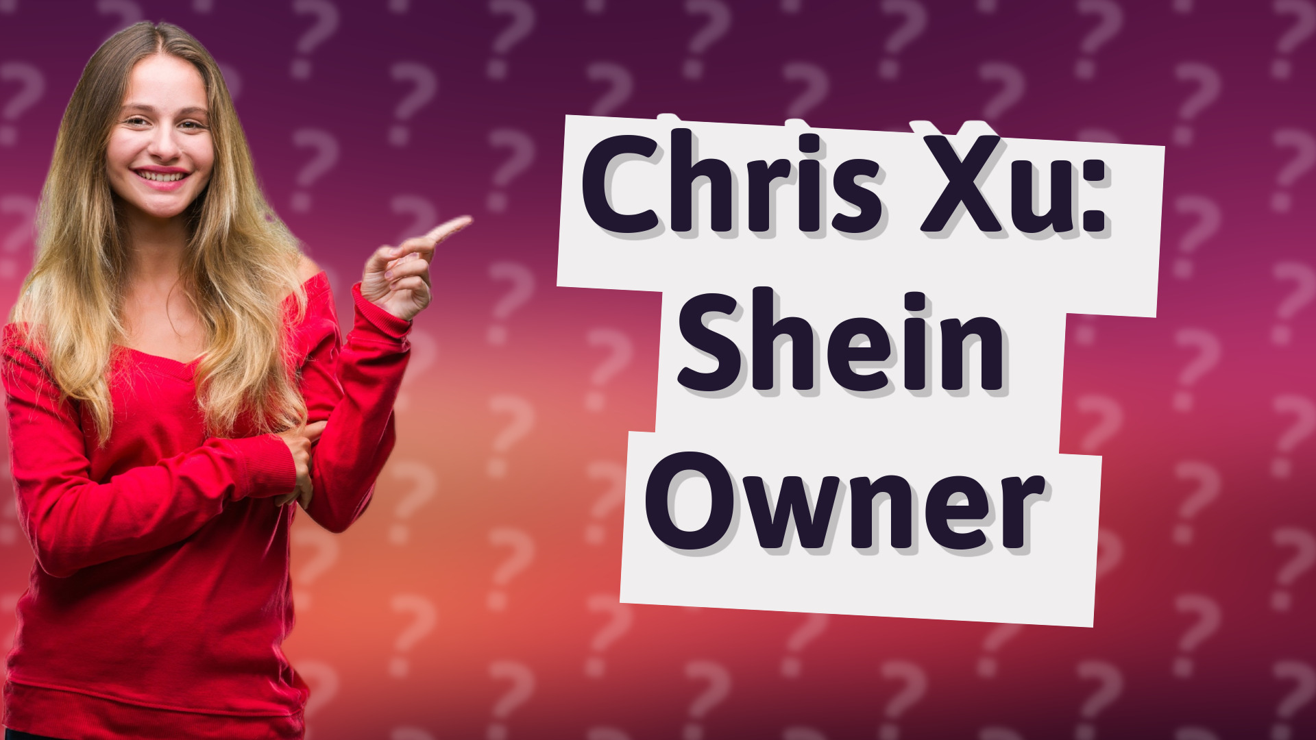 Chris Xu: Shein Owner