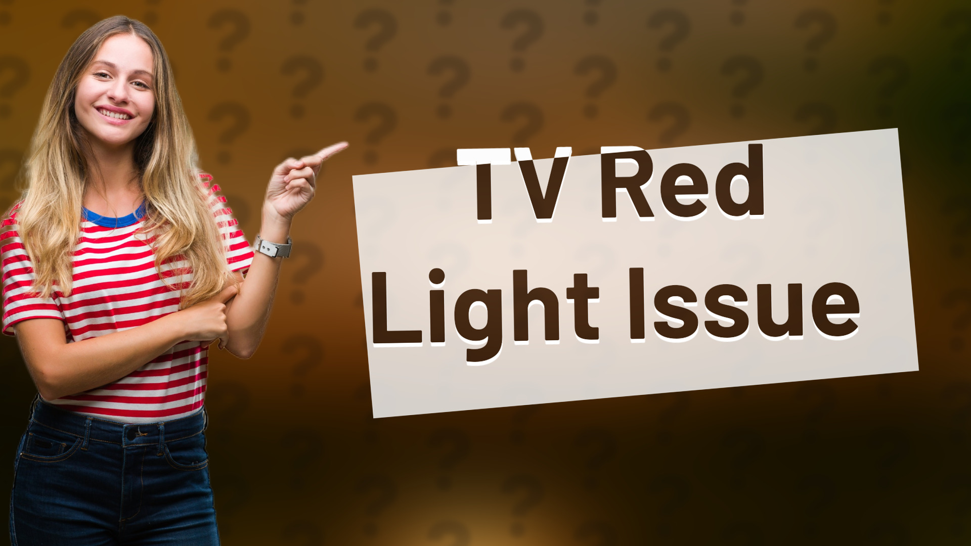 TV Red Light Issue