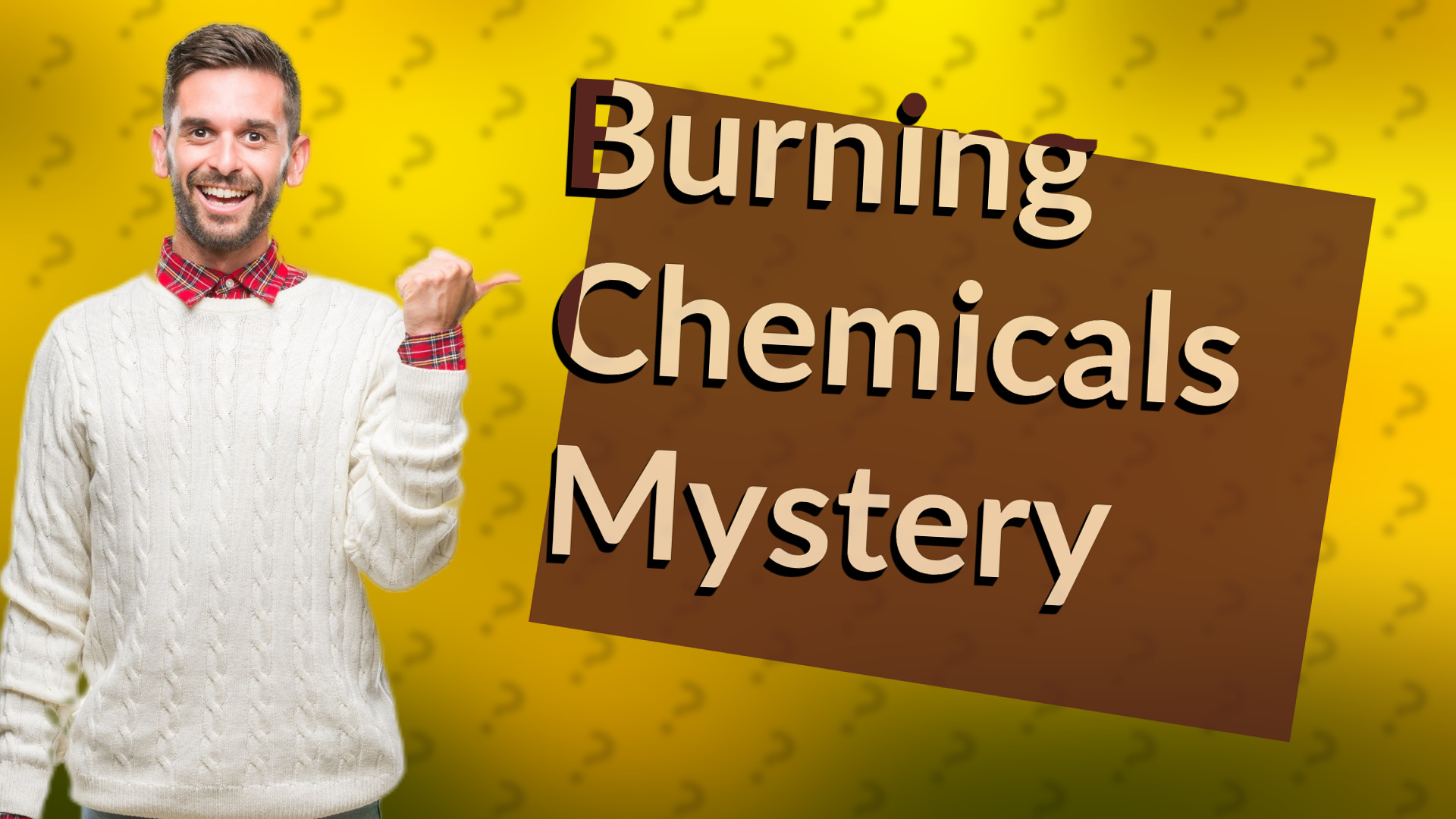 Burning Chemicals Mystery