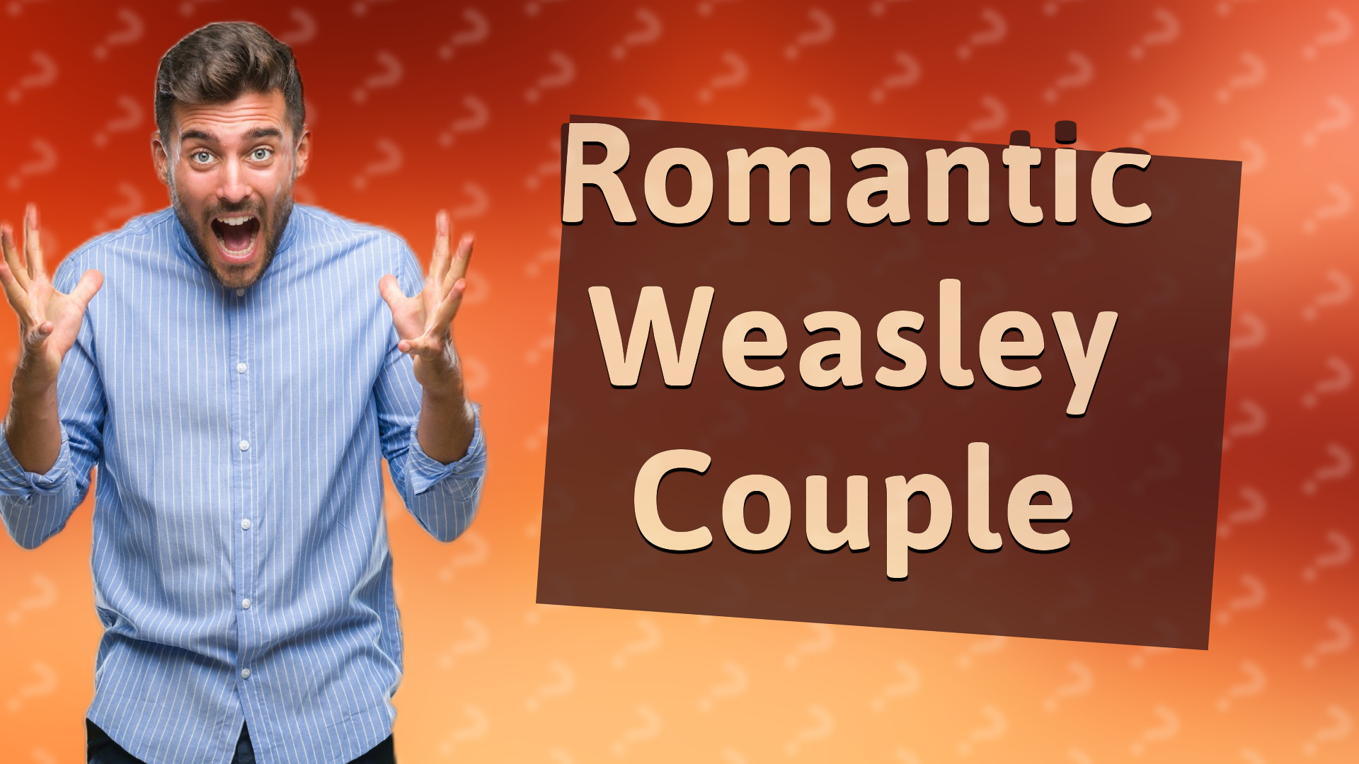Romantic Weasley Couple