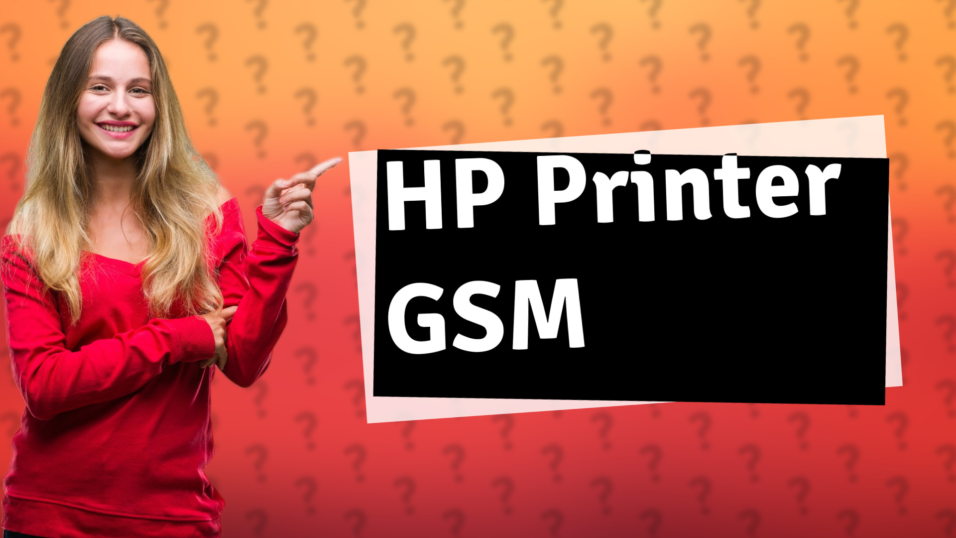 HP Printer GSM