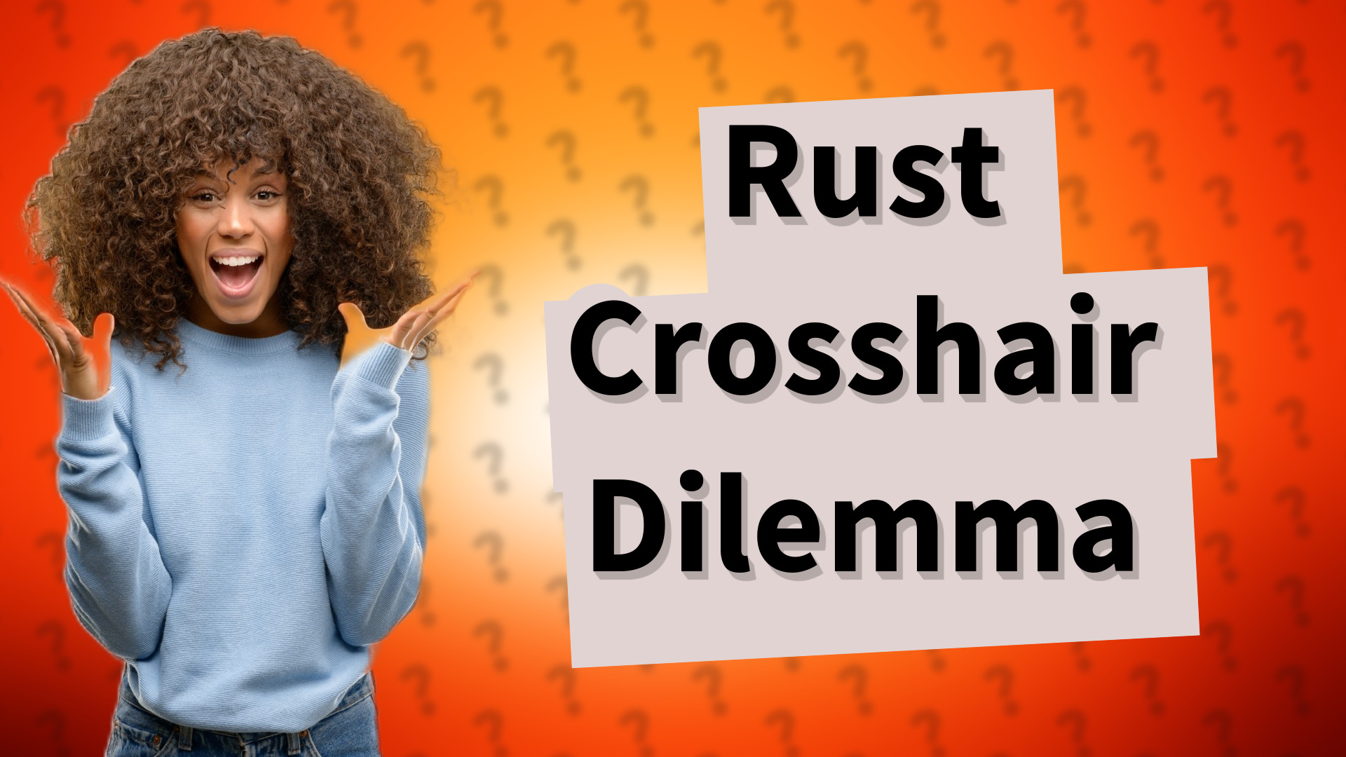 Rust Crosshair Dilemma