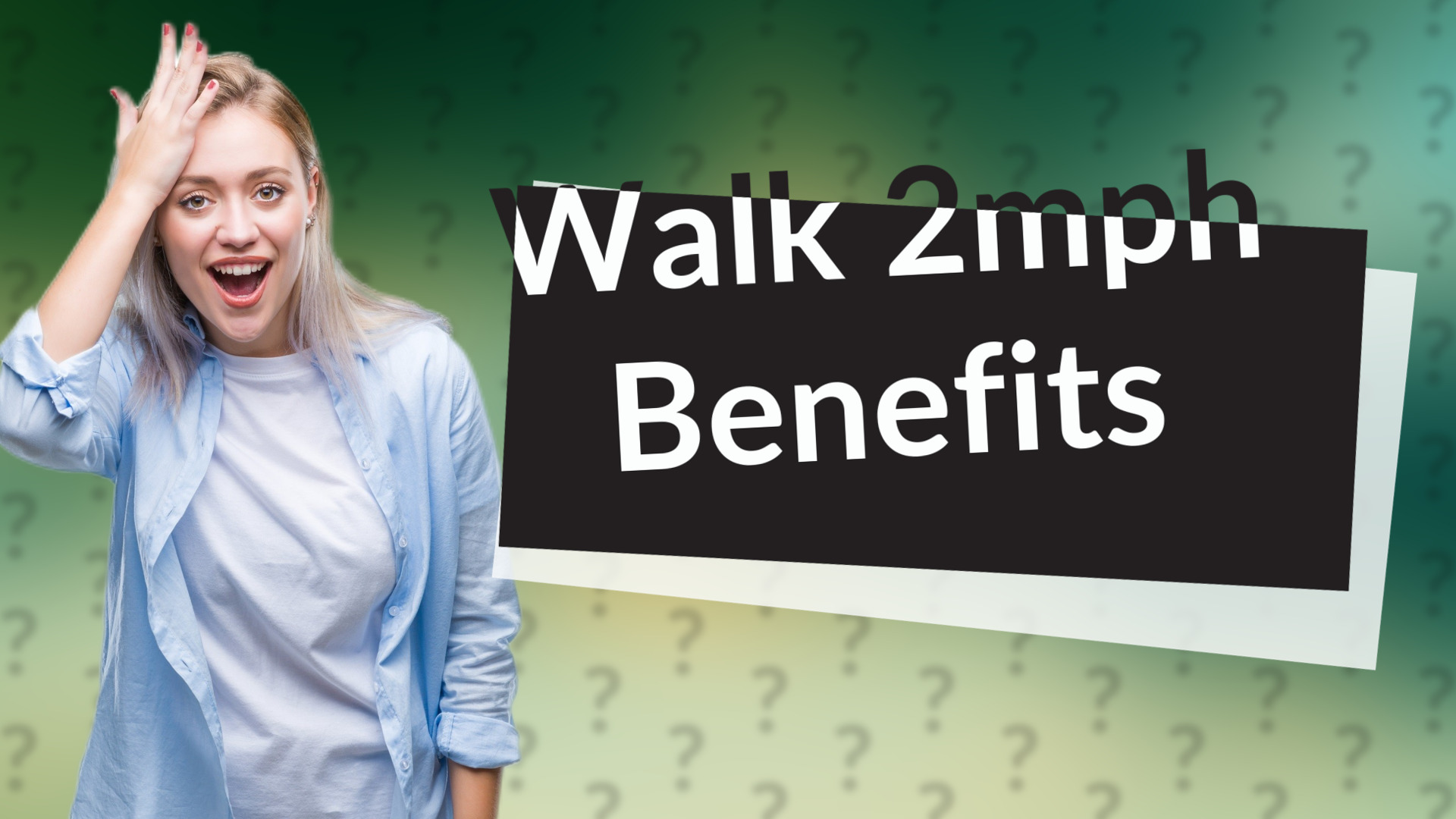 Walk 2mph Benefits