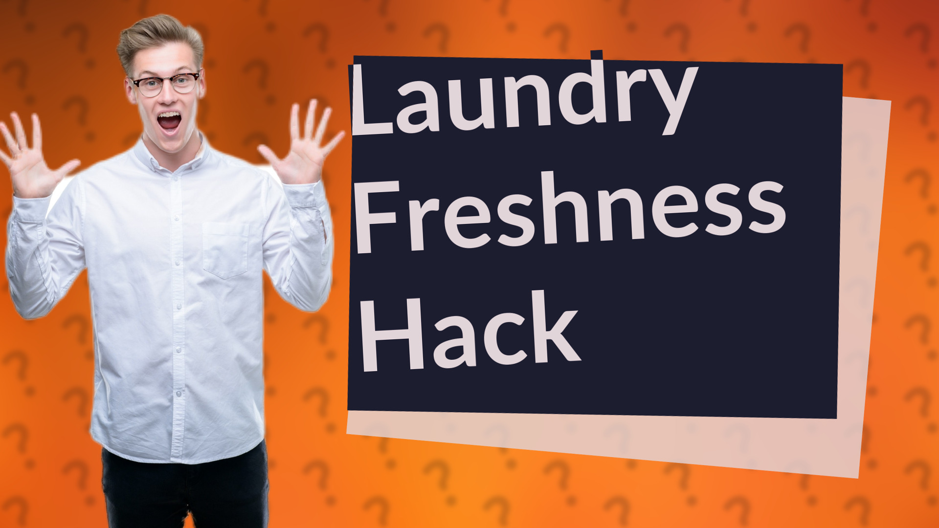 Laundry Freshness Hack