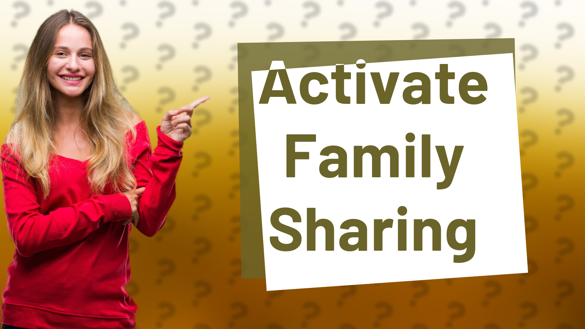 Activate Family Sharing