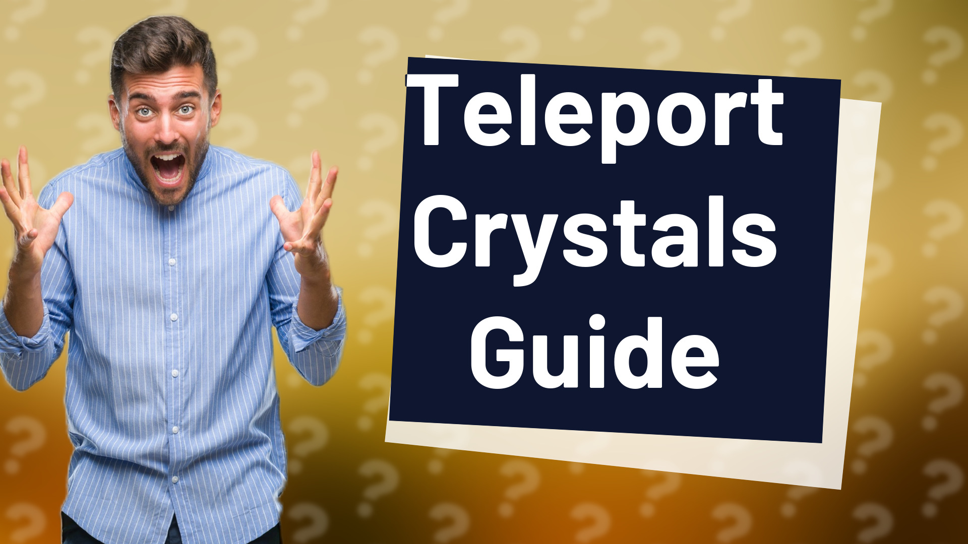 Teleport Crystals Guide