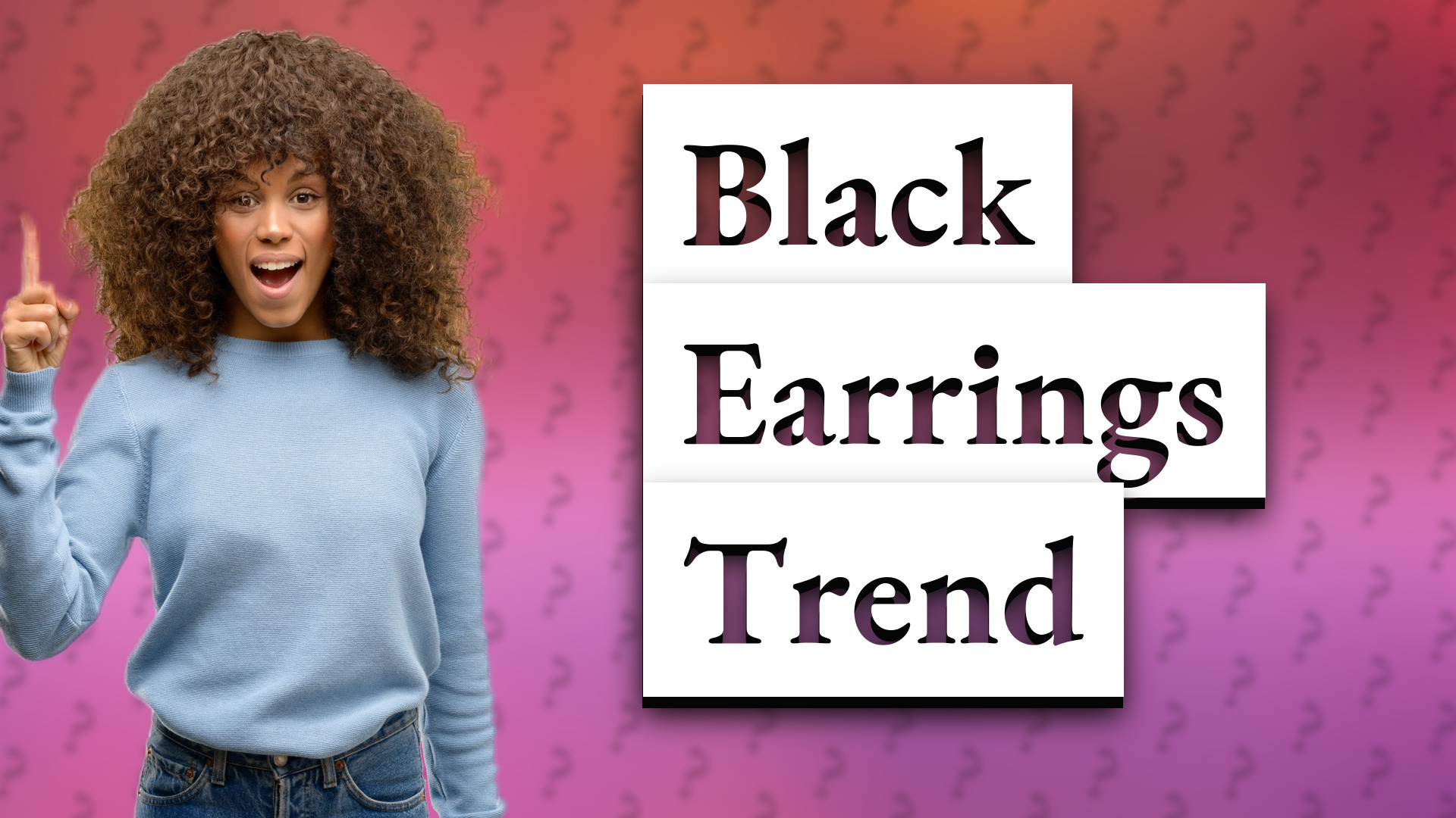 Black Earrings Trend