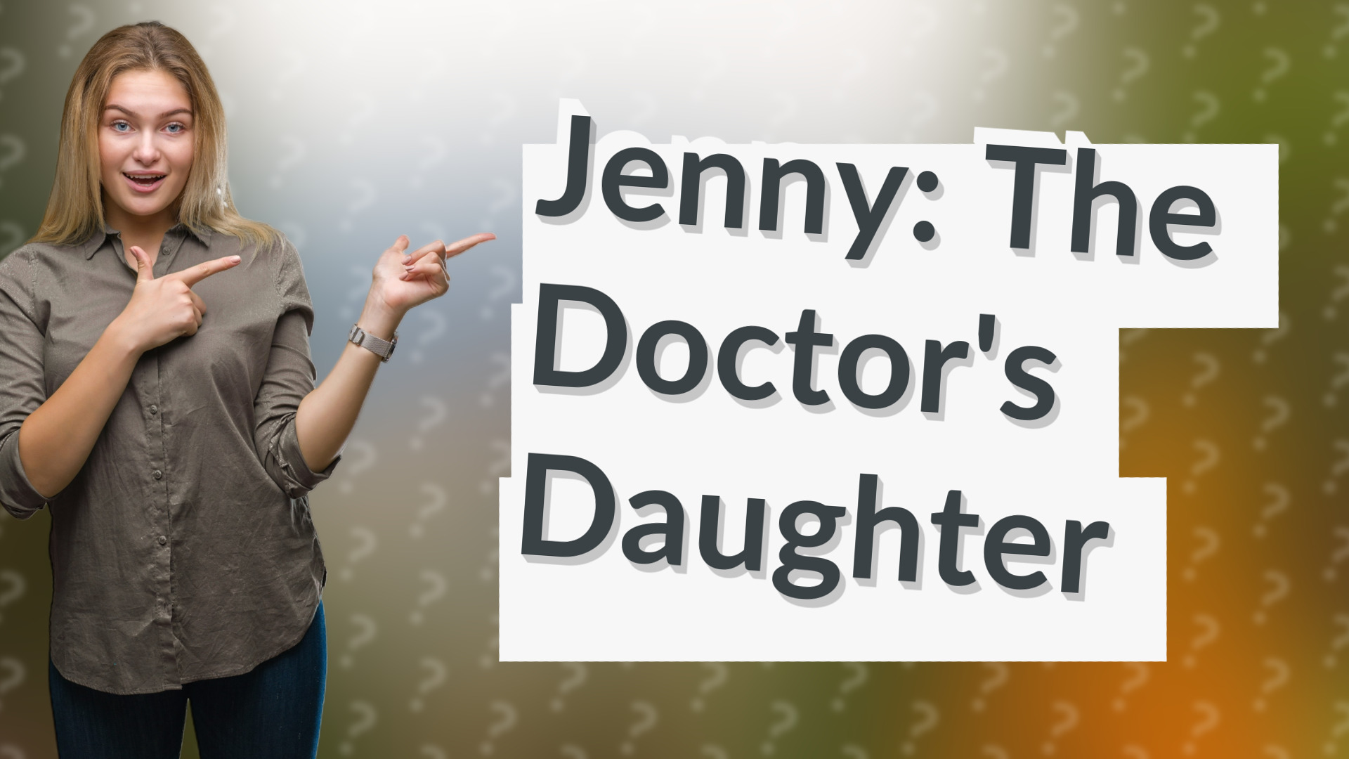 Jenny: The Doctor's Daughter