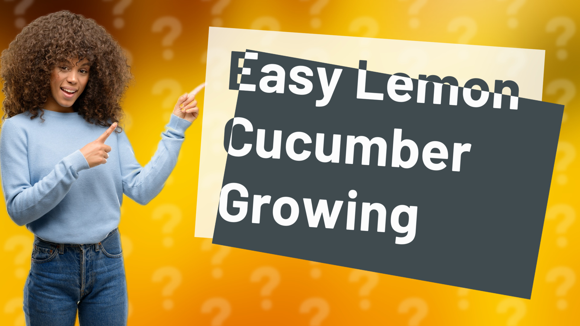 Easy Lemon Cucumber Growing