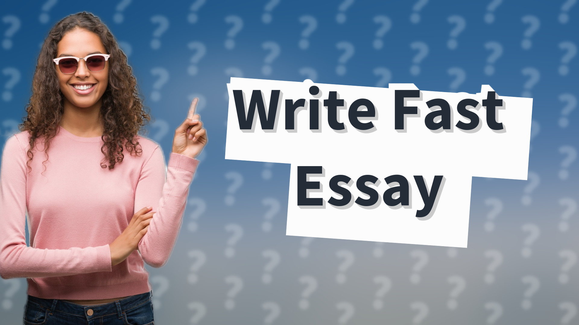 Write Fast Essay