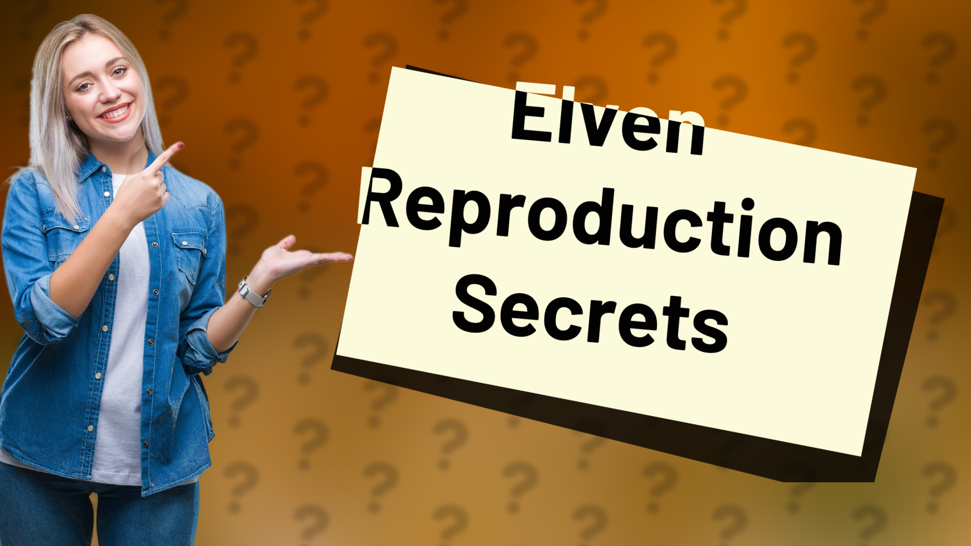 Elven Reproduction Secrets