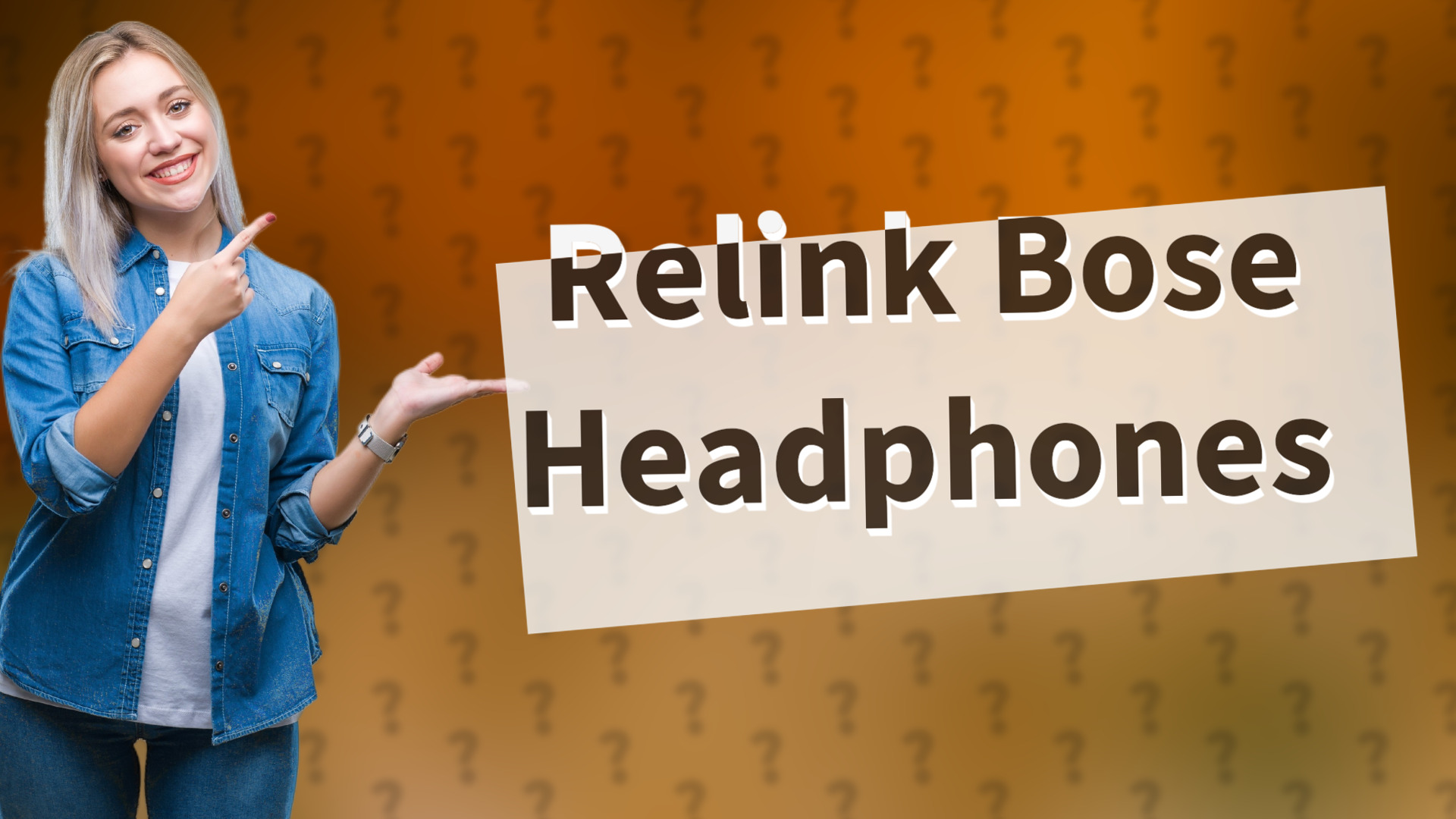 Relink Bose Headphones