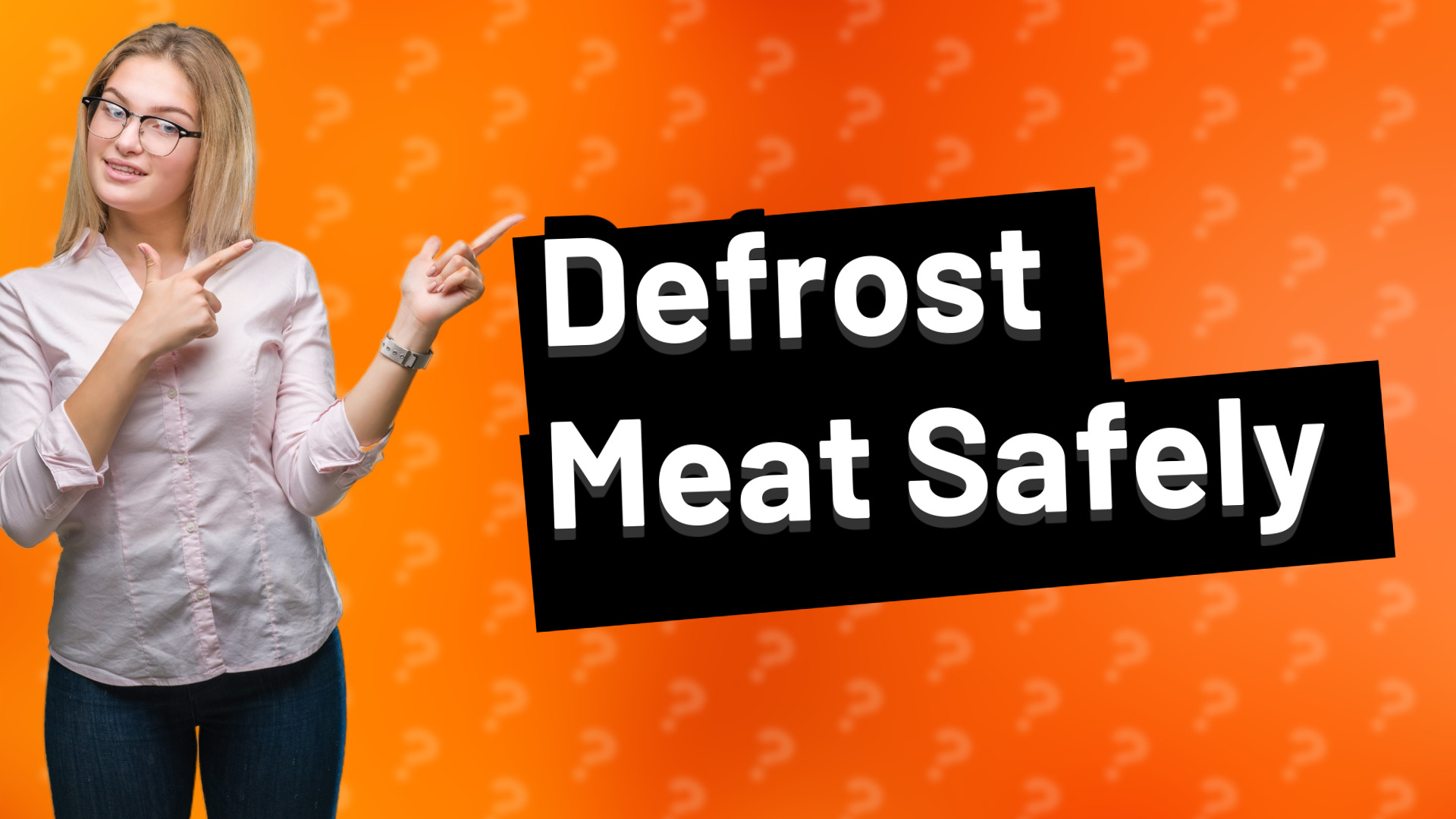 Defrost Meat Safely