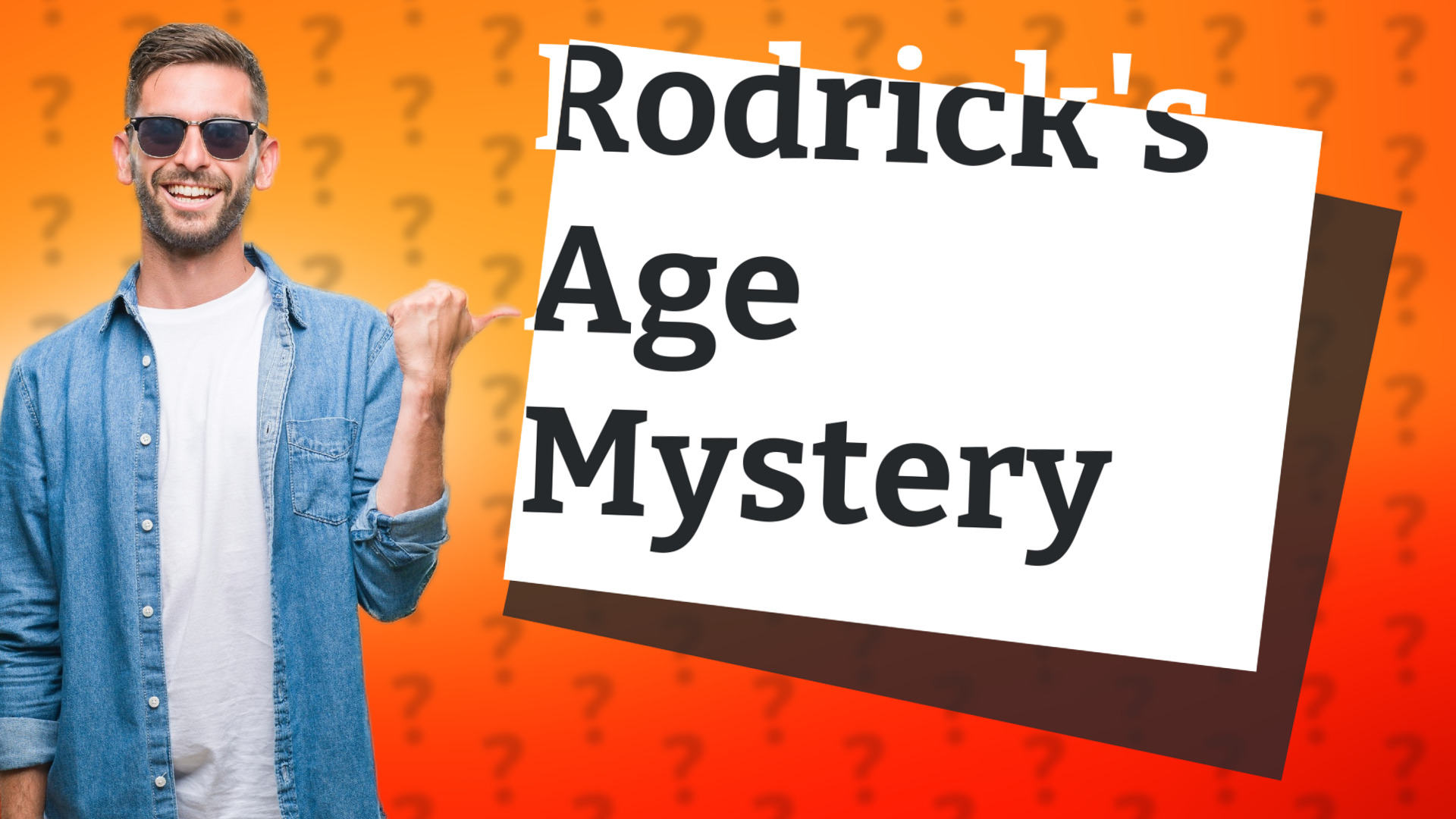 Rodrick's Age Mystery