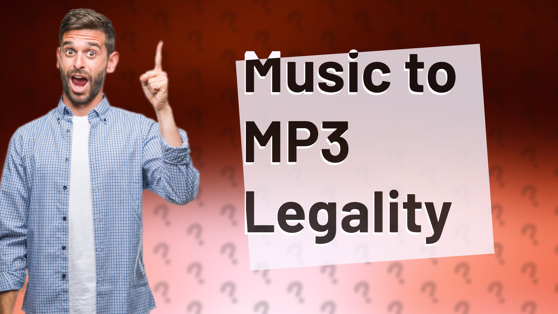 Music to MP3 Legality