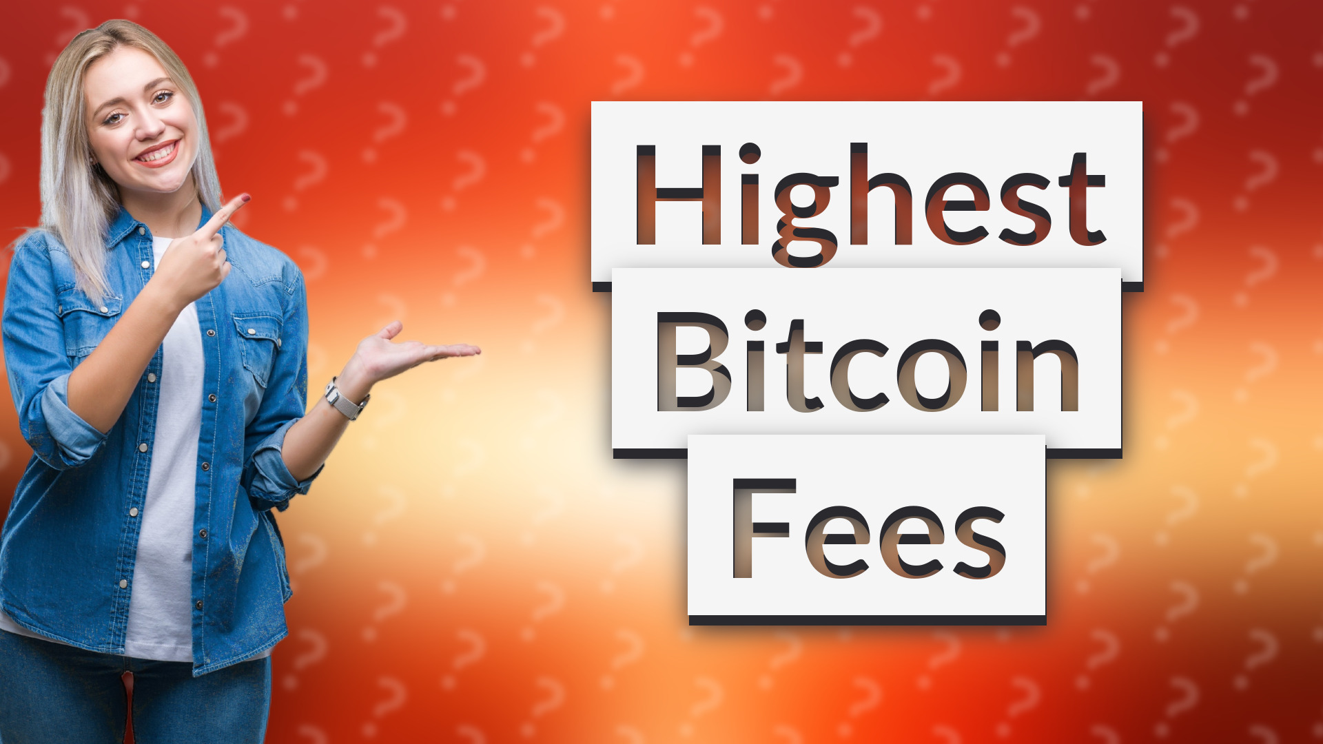 Highest Bitcoin Fees