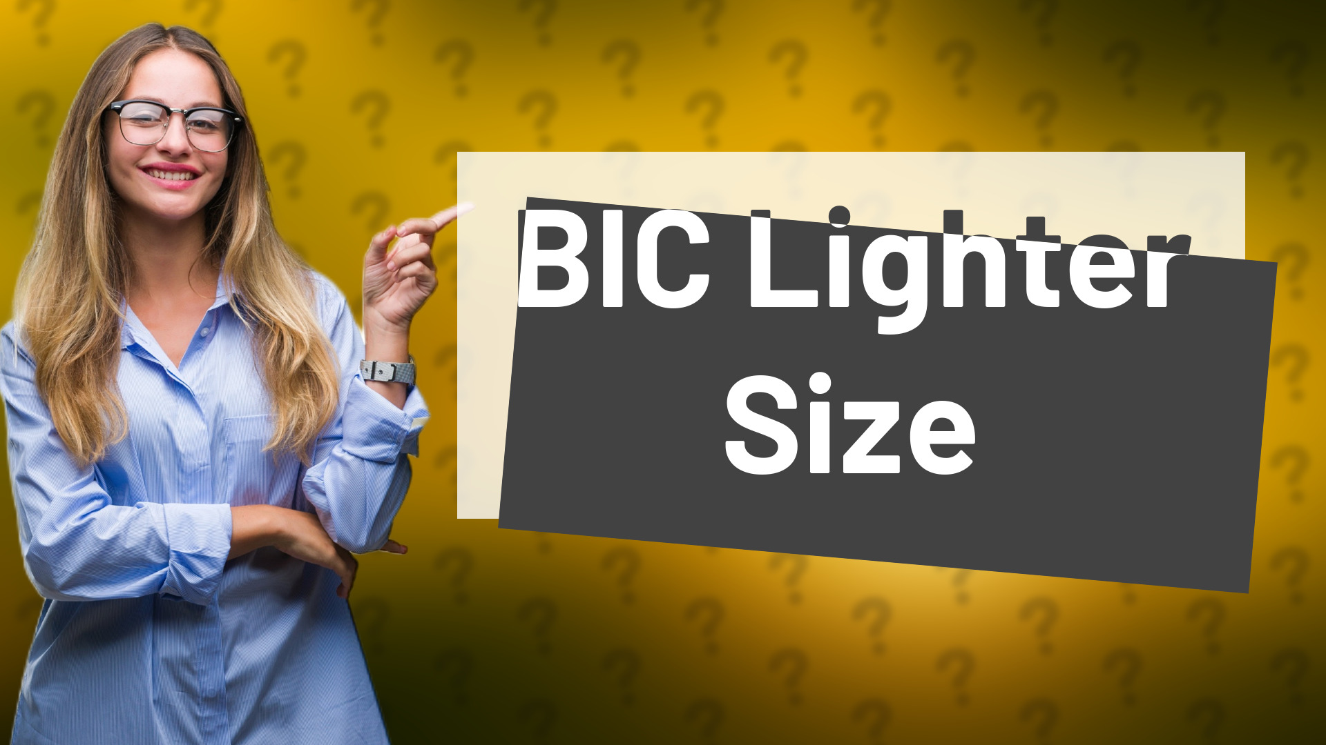 BIC Lighter Size