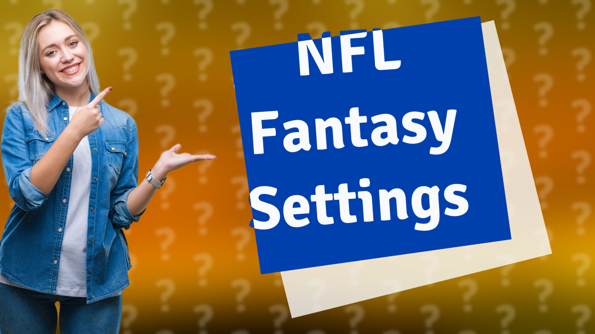 NFL Fantasy Settings