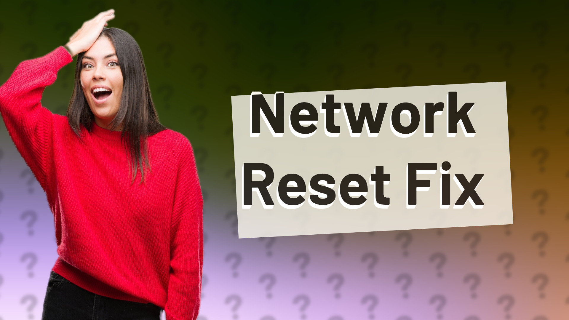 Network Reset Fix