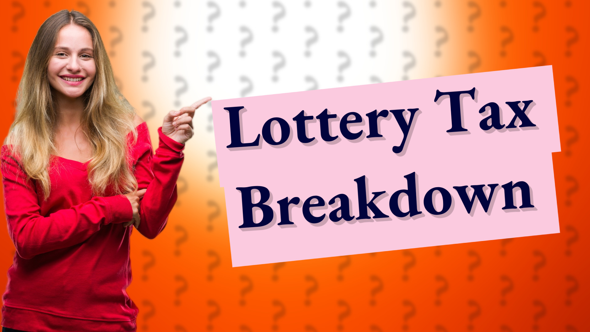 Lottery Tax Breakdown