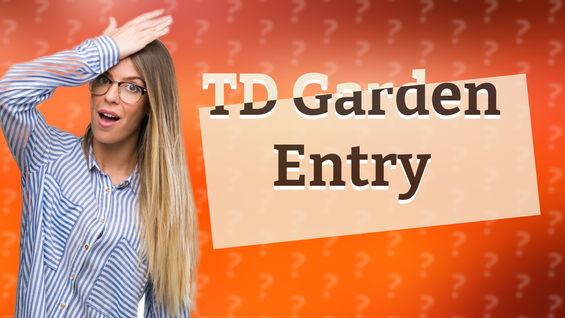 TD Garden Entry