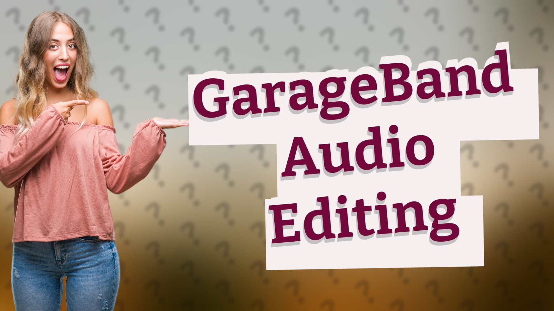 GarageBand Audio Editing