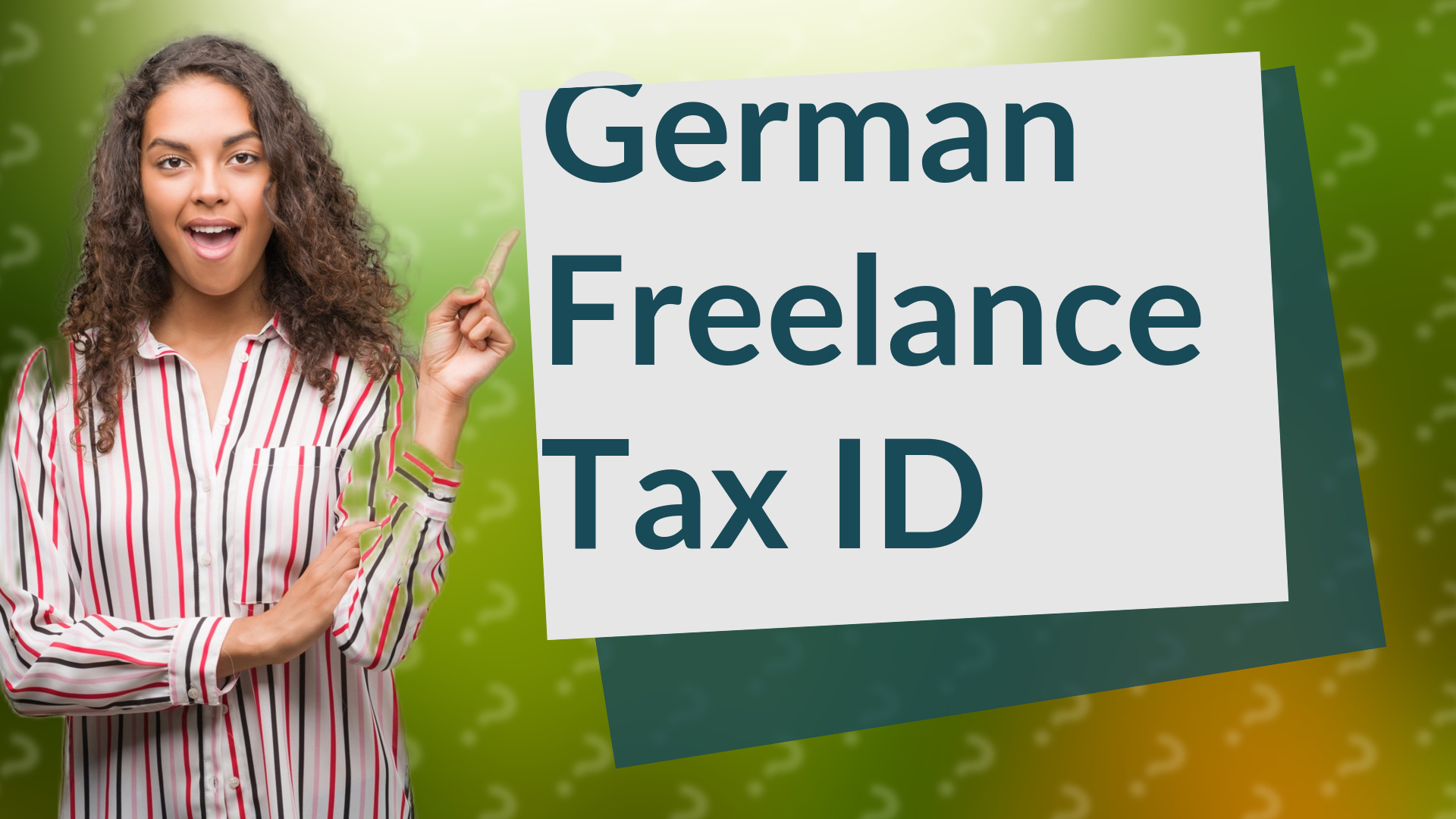 German Freelance Tax ID