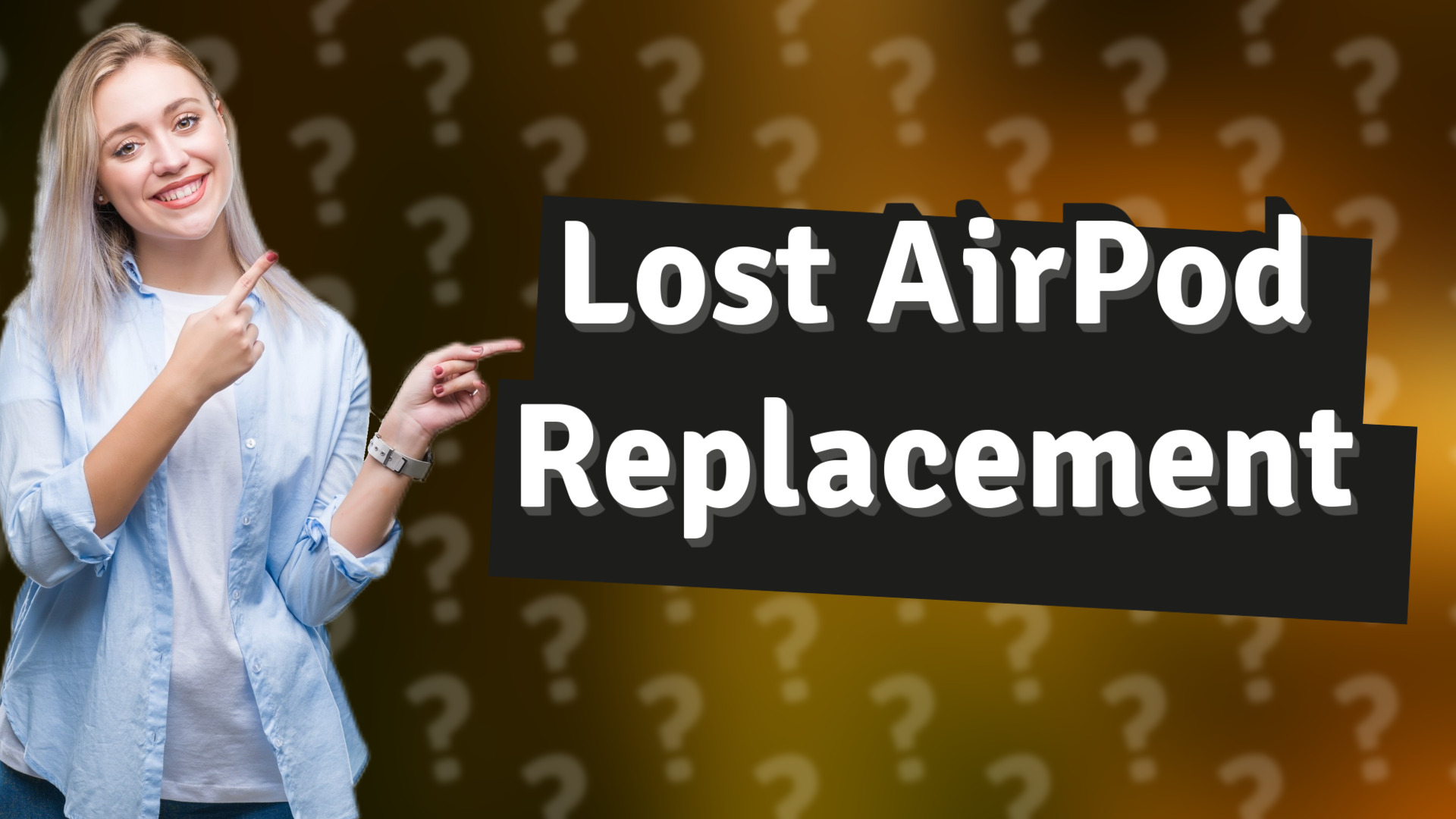 Lost AirPod Replacement