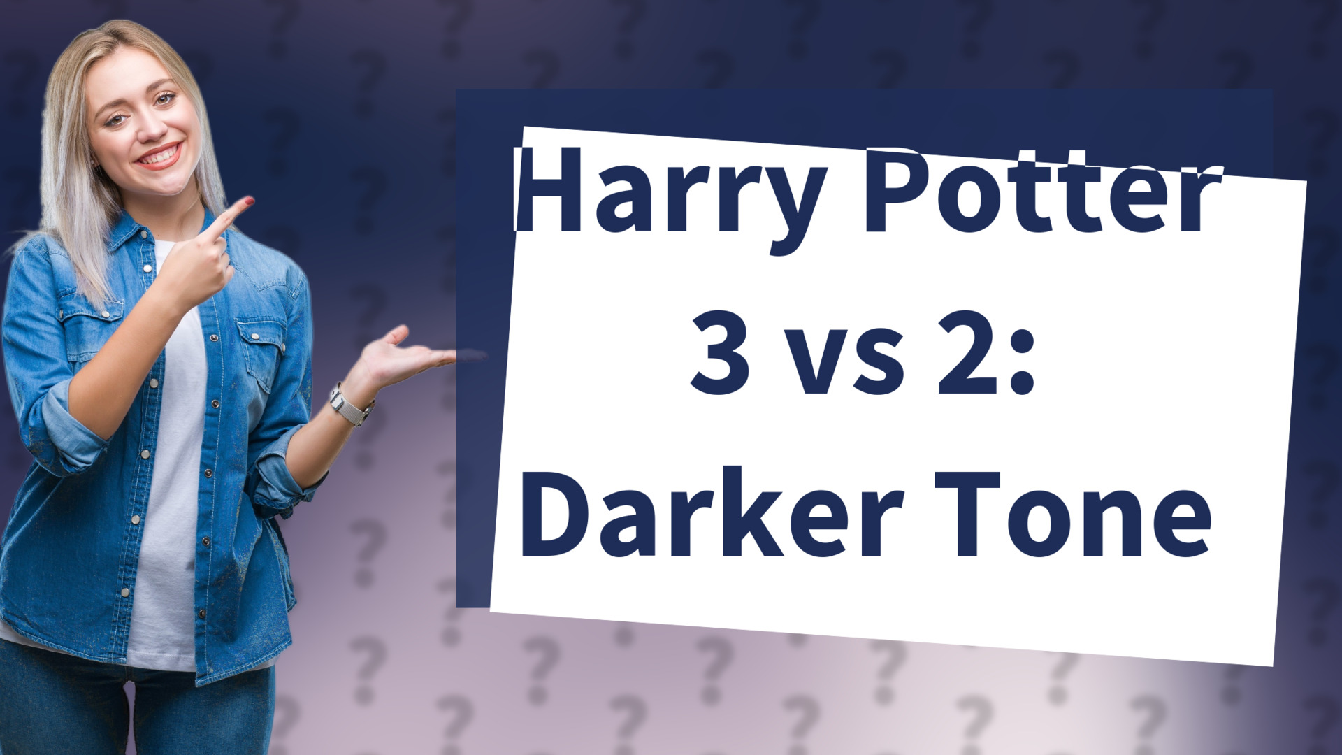Harry Potter 3 vs 2: Darker Tone