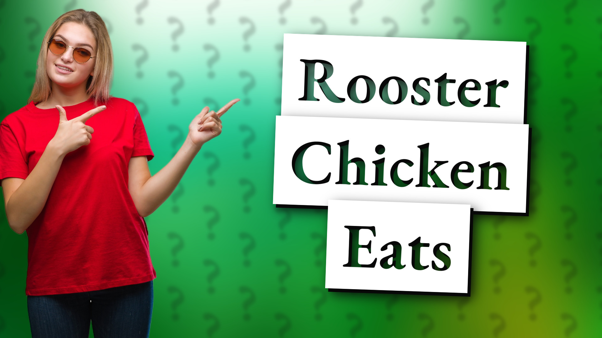 Rooster Chicken Eats