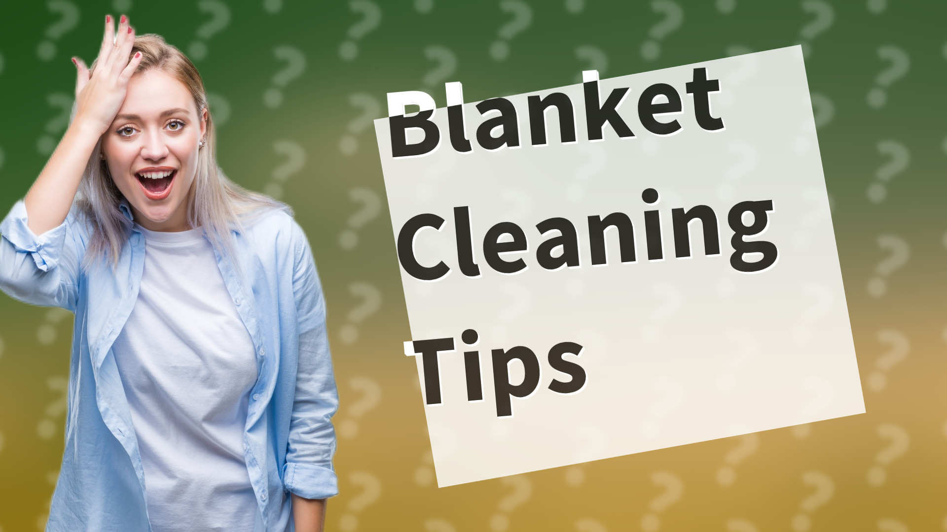 Blanket Cleaning Tips